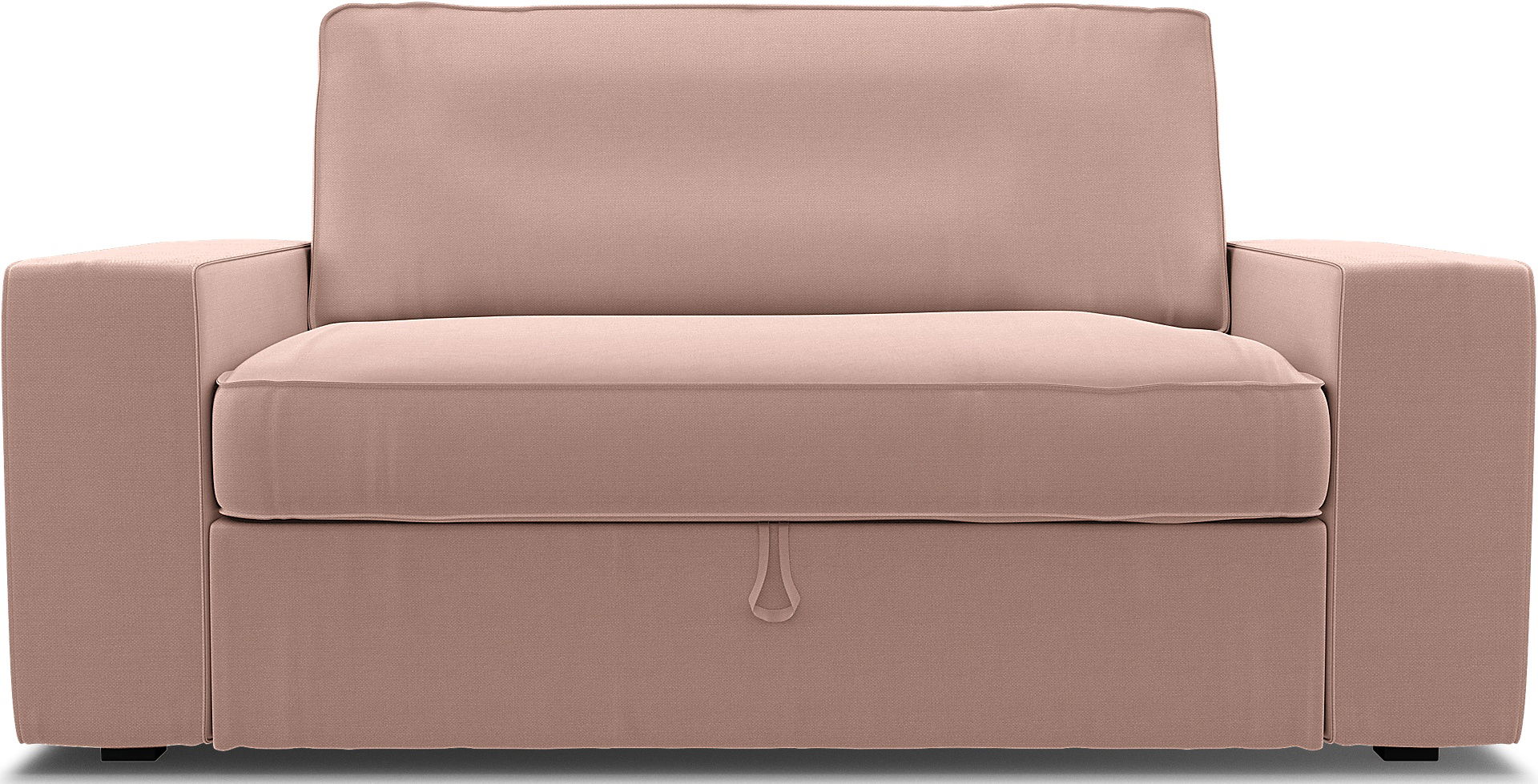 IKEA - Vilasund 2 seater sofa bed cover, Blush, Linen - Bemz