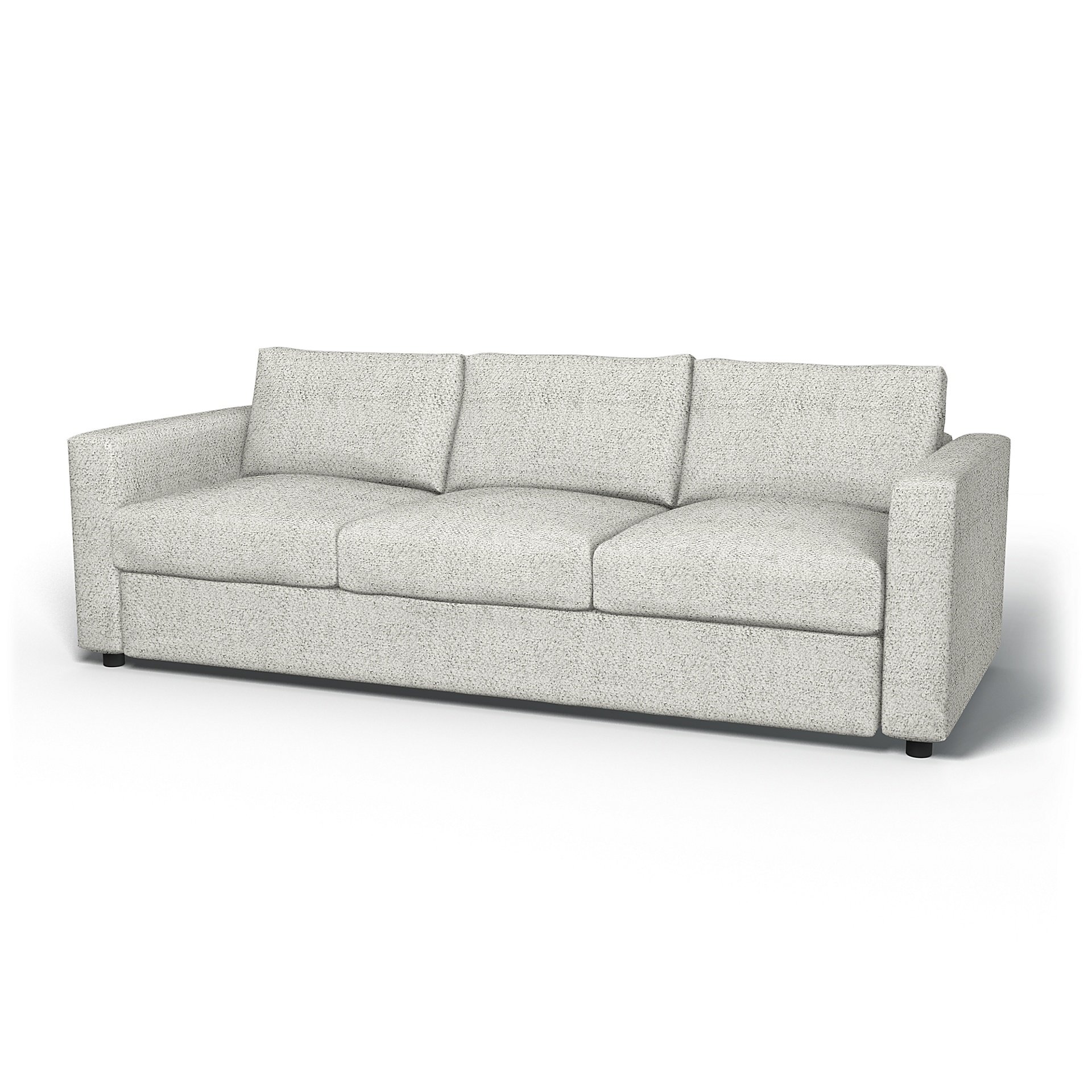 IKEA - Vimle 3 Seater Sofa Cover, Ivory, Boucle & Texture - Bemz