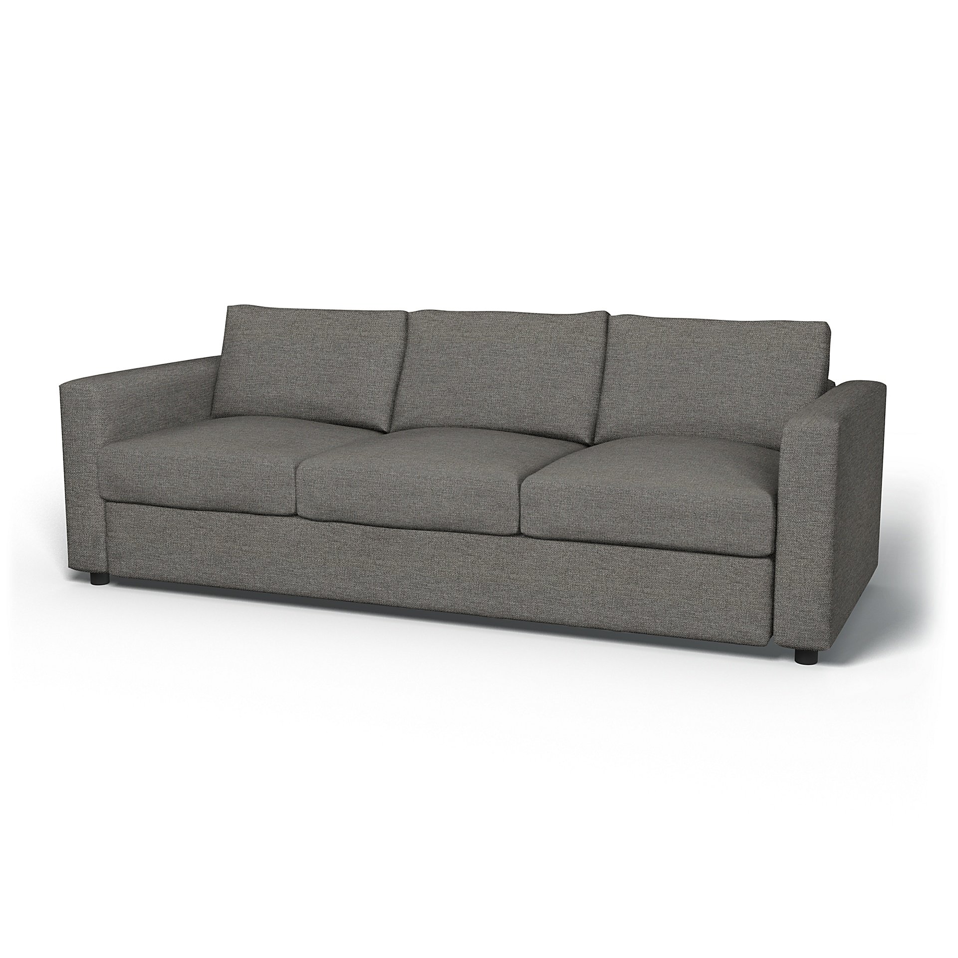 IKEA - Vimle 3 Seater Sofa Cover, Taupe, Boucle & Texture - Bemz