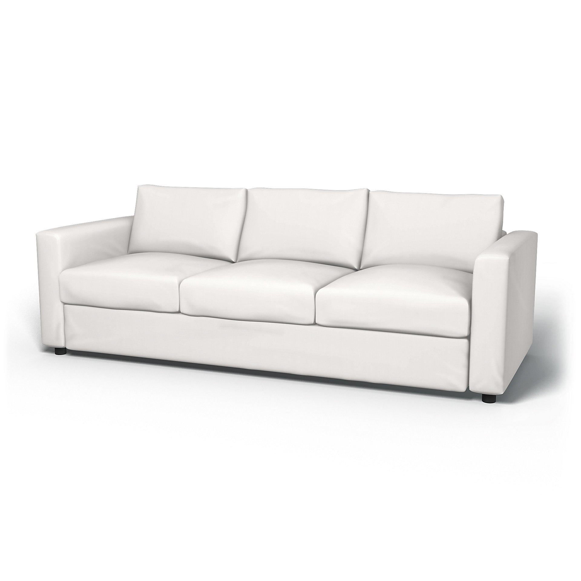 IKEA - Vimle 3 Seater Sofa Cover, Soft White, Linen - Bemz