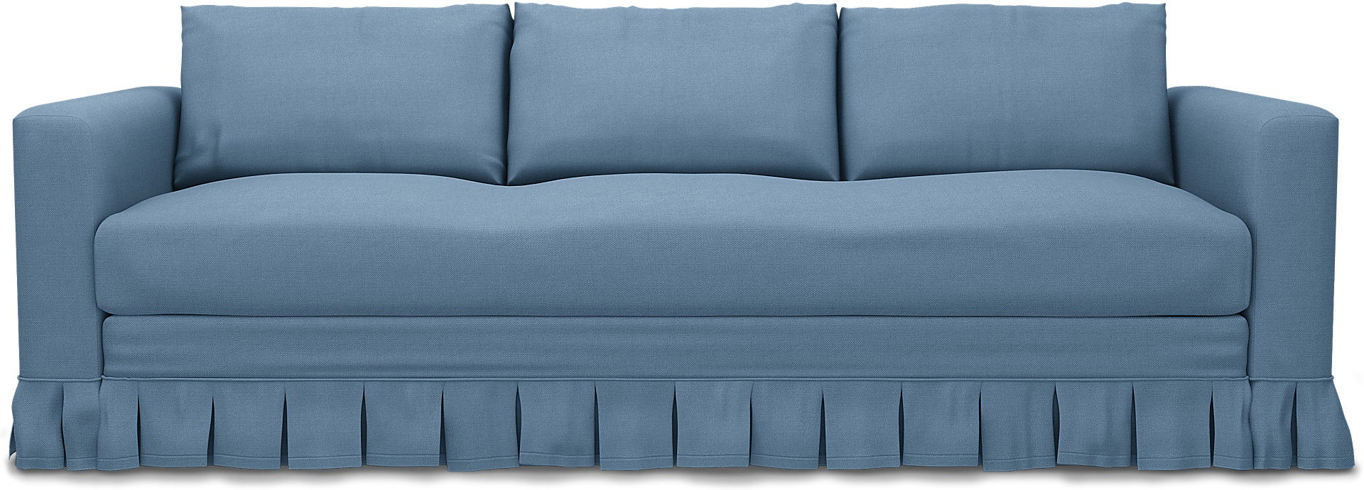 IKEA - Fodera per divano 3 posti Vimle, Vintage Blue, Lino - Bemz