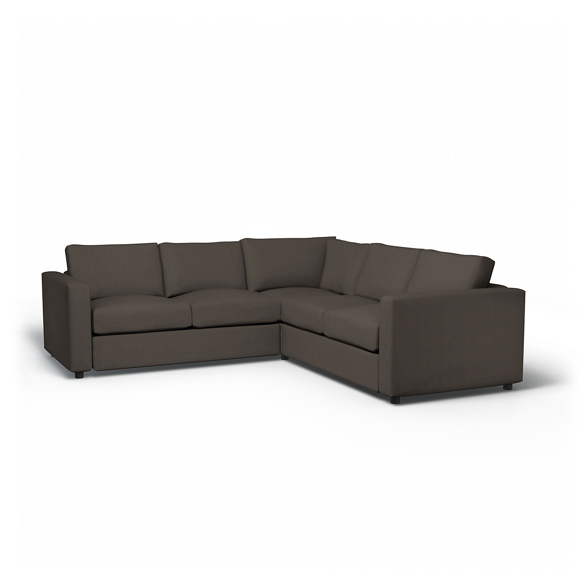 IKEA - Vimle Corner Sofa Cover (2+2), Mocha, Linen - Bemz