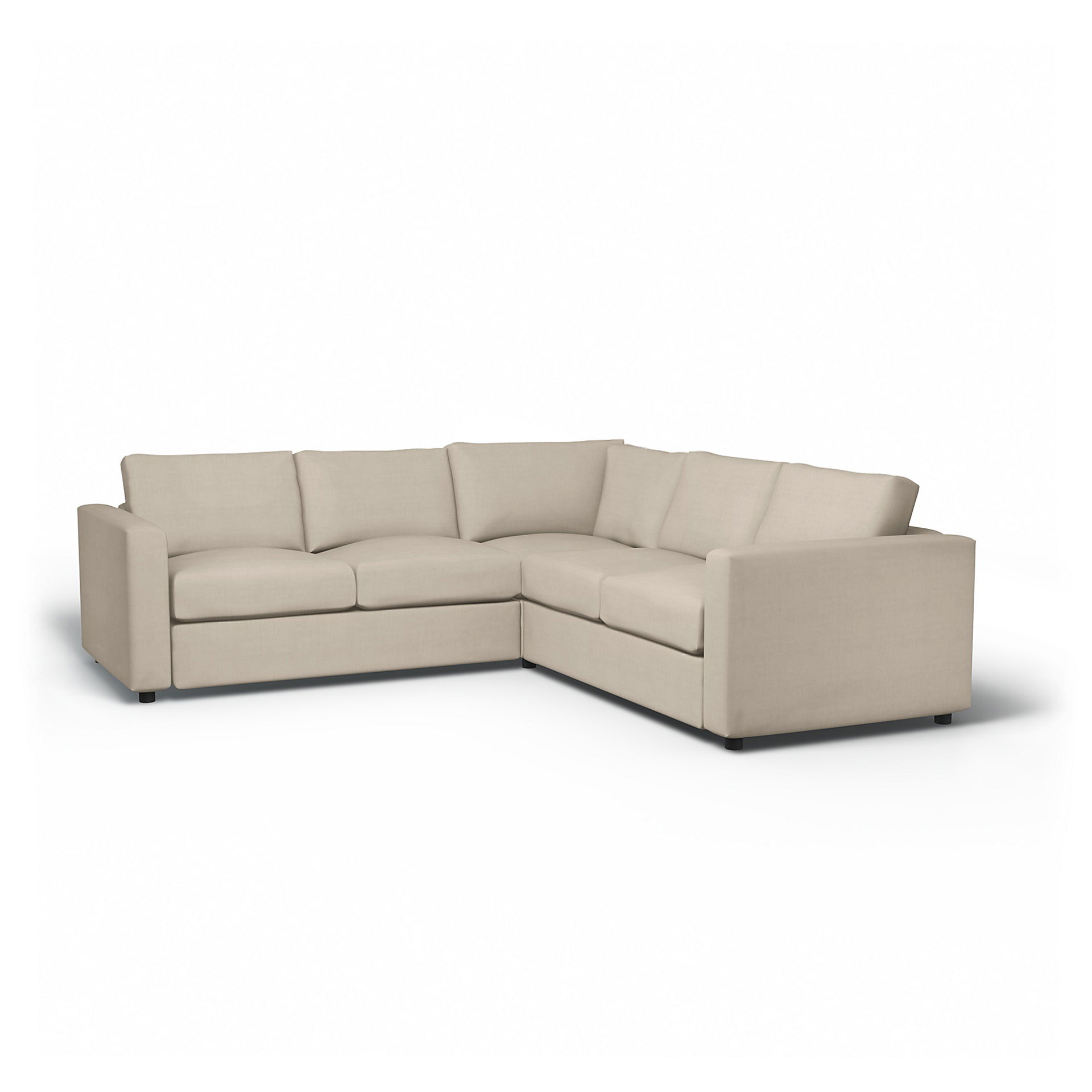 IKEA - Vimle Corner Sofa Cover (2+2), Parchment, Linen - Bemz
