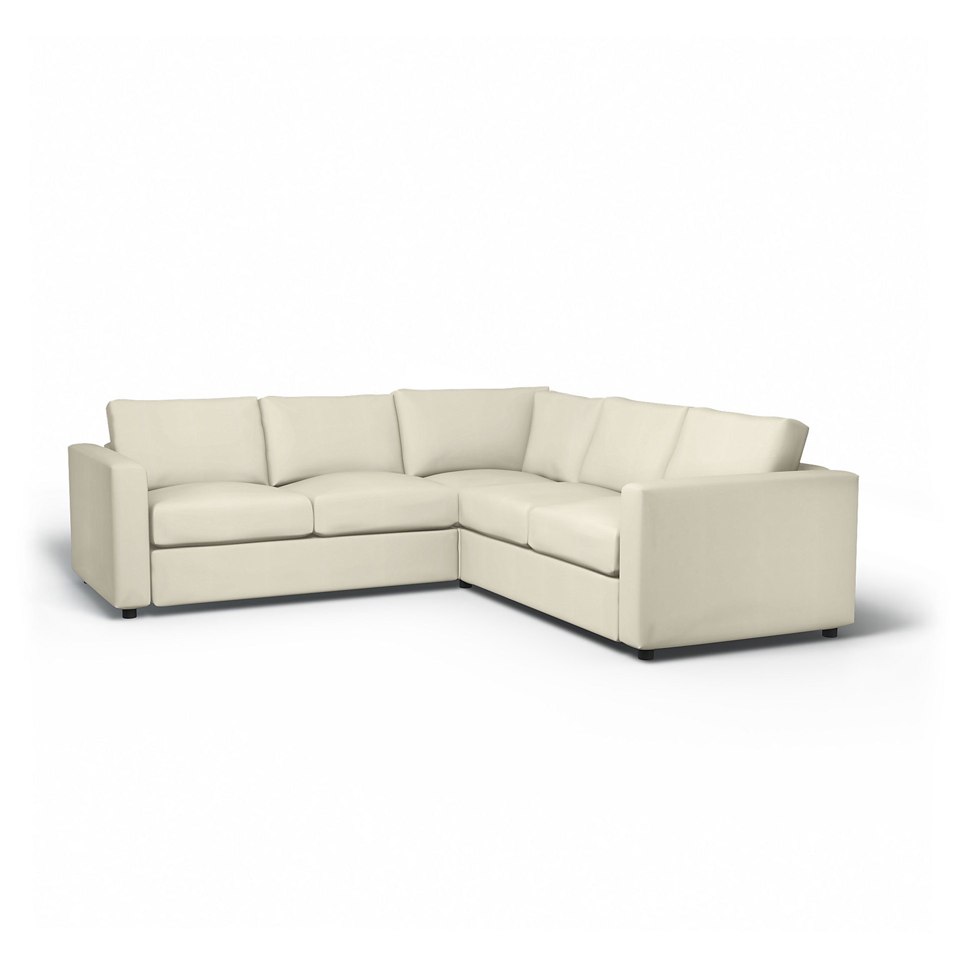 IKEA - Vimle Corner Sofa Cover (2+2), Tofu, Cotton - Bemz