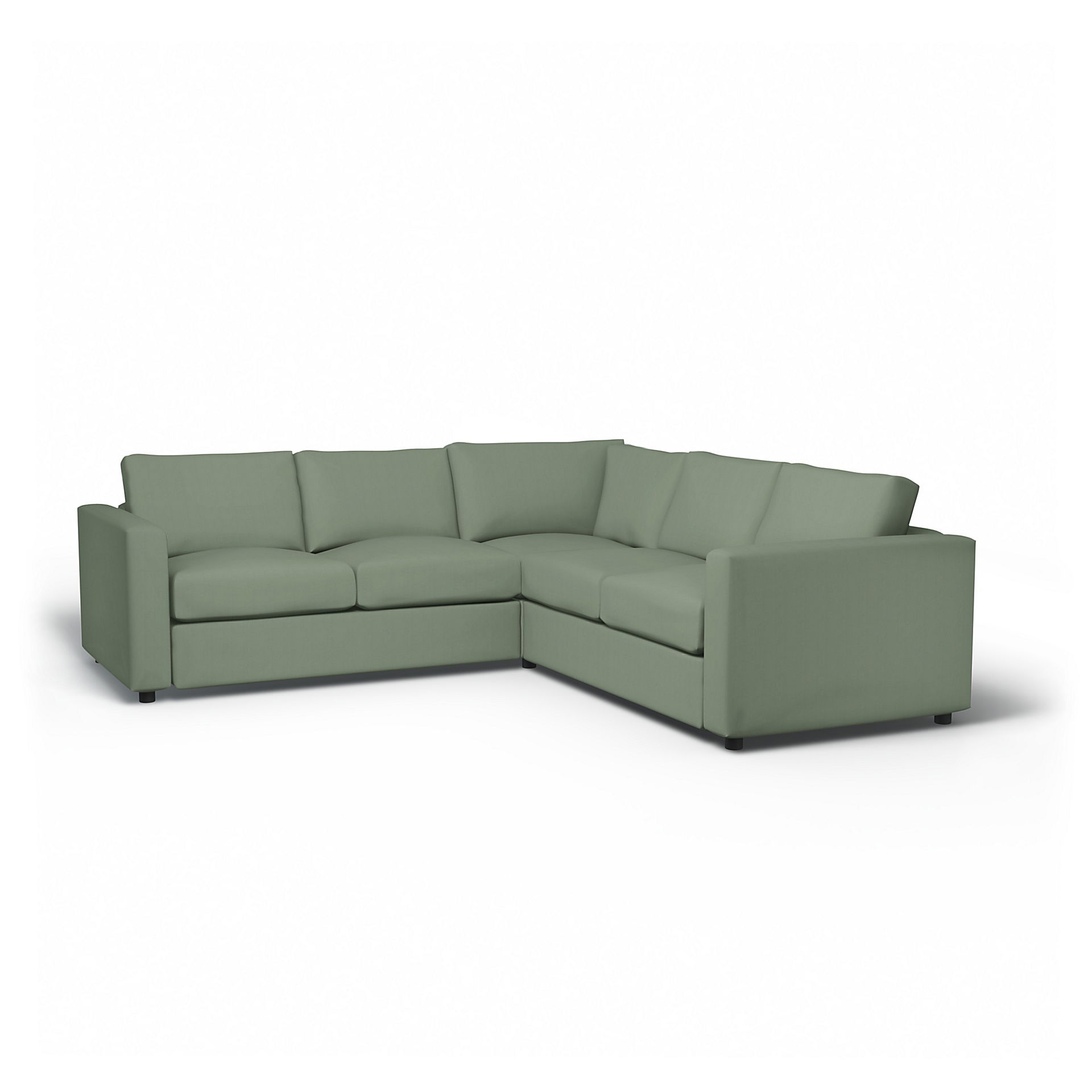 IKEA - Vimle Corner Sofa Cover (2+2), Seagrass, Cotton - Bemz