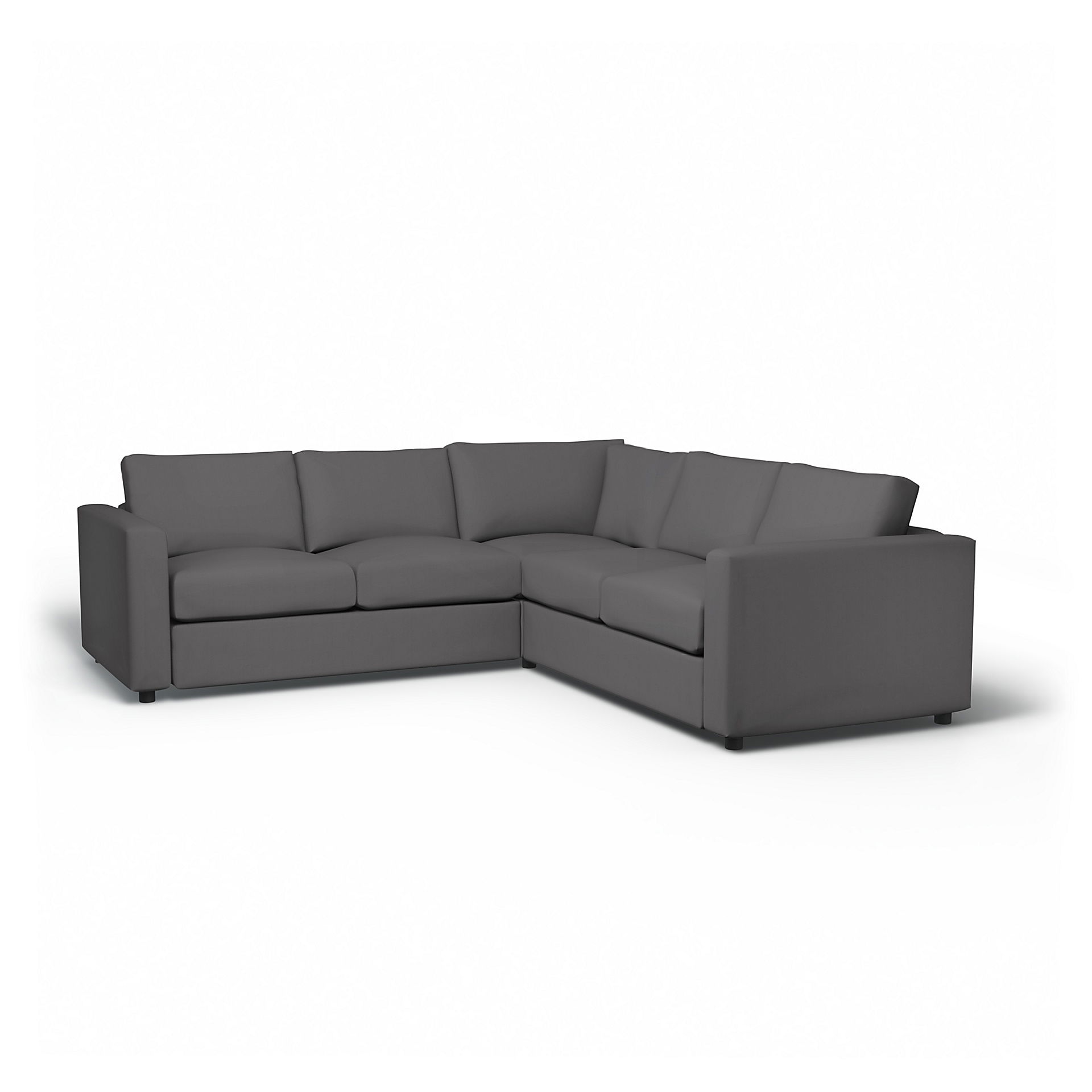 IKEA - Vimle Corner Sofa Cover (2+2), Smoked Pearl, Cotton - Bemz