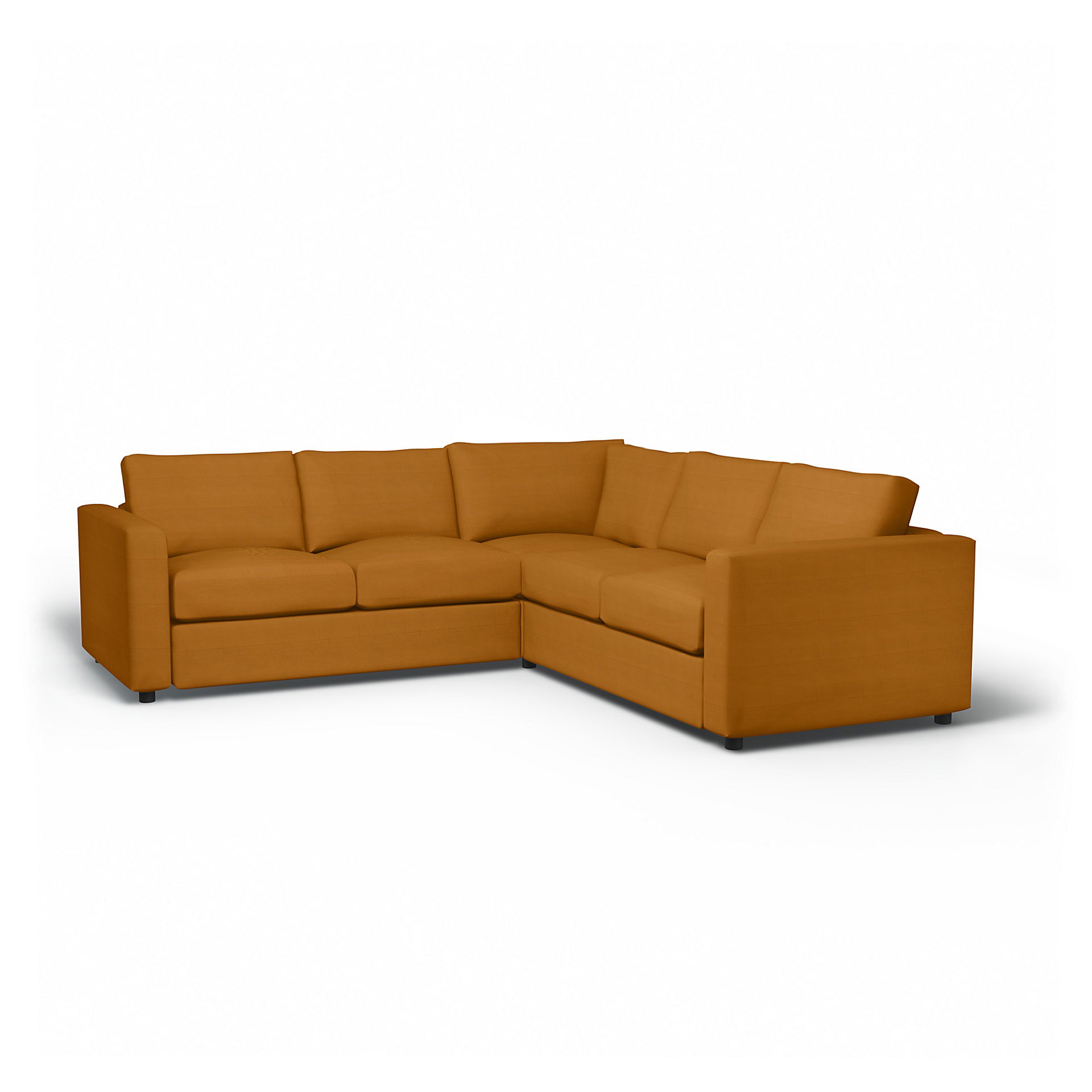 IKEA - Vimle Corner Sofa Cover (2+2), Saffron, Corduroy - Bemz