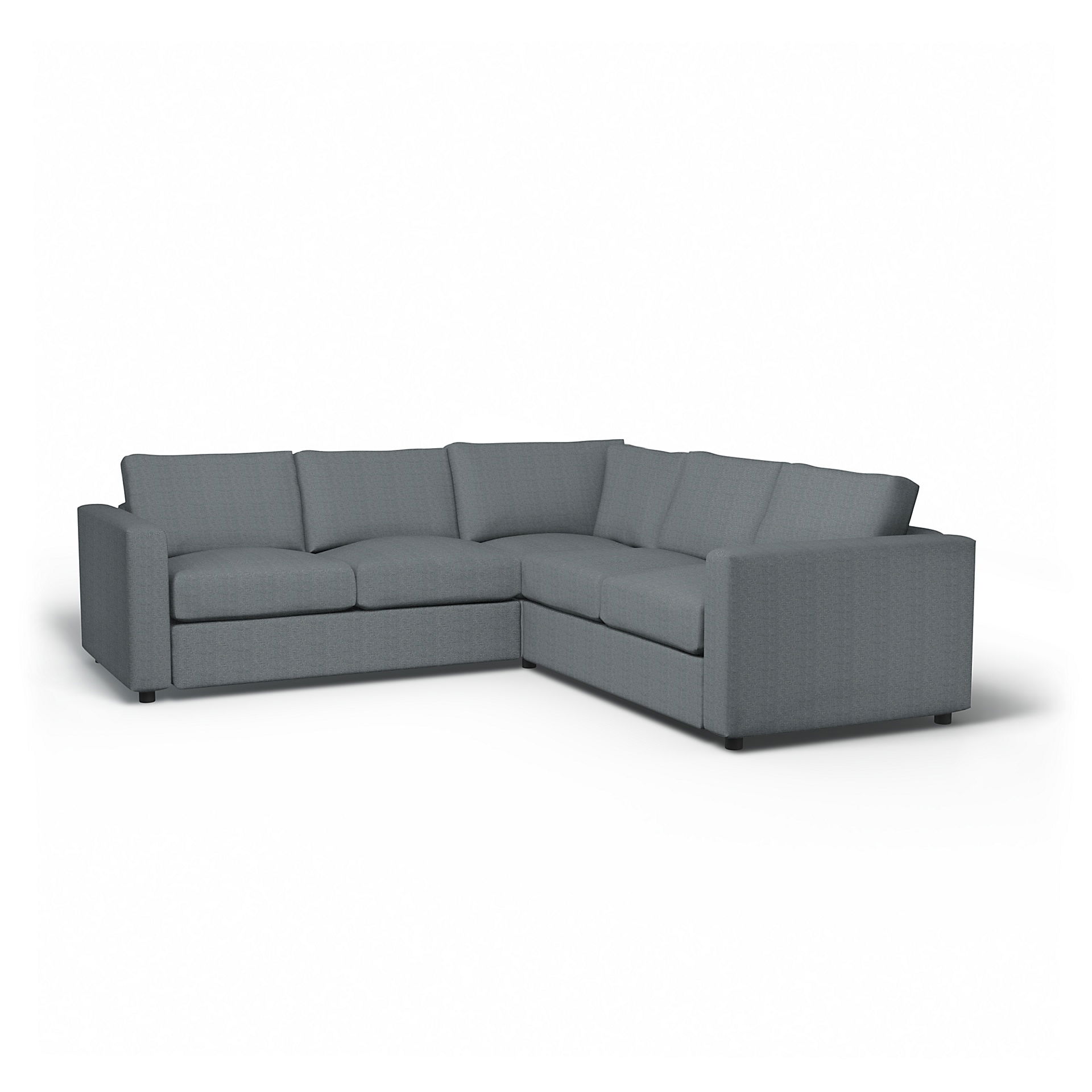 IKEA - Vimle Corner Sofa Cover (2+2), Denim, Cotton - Bemz