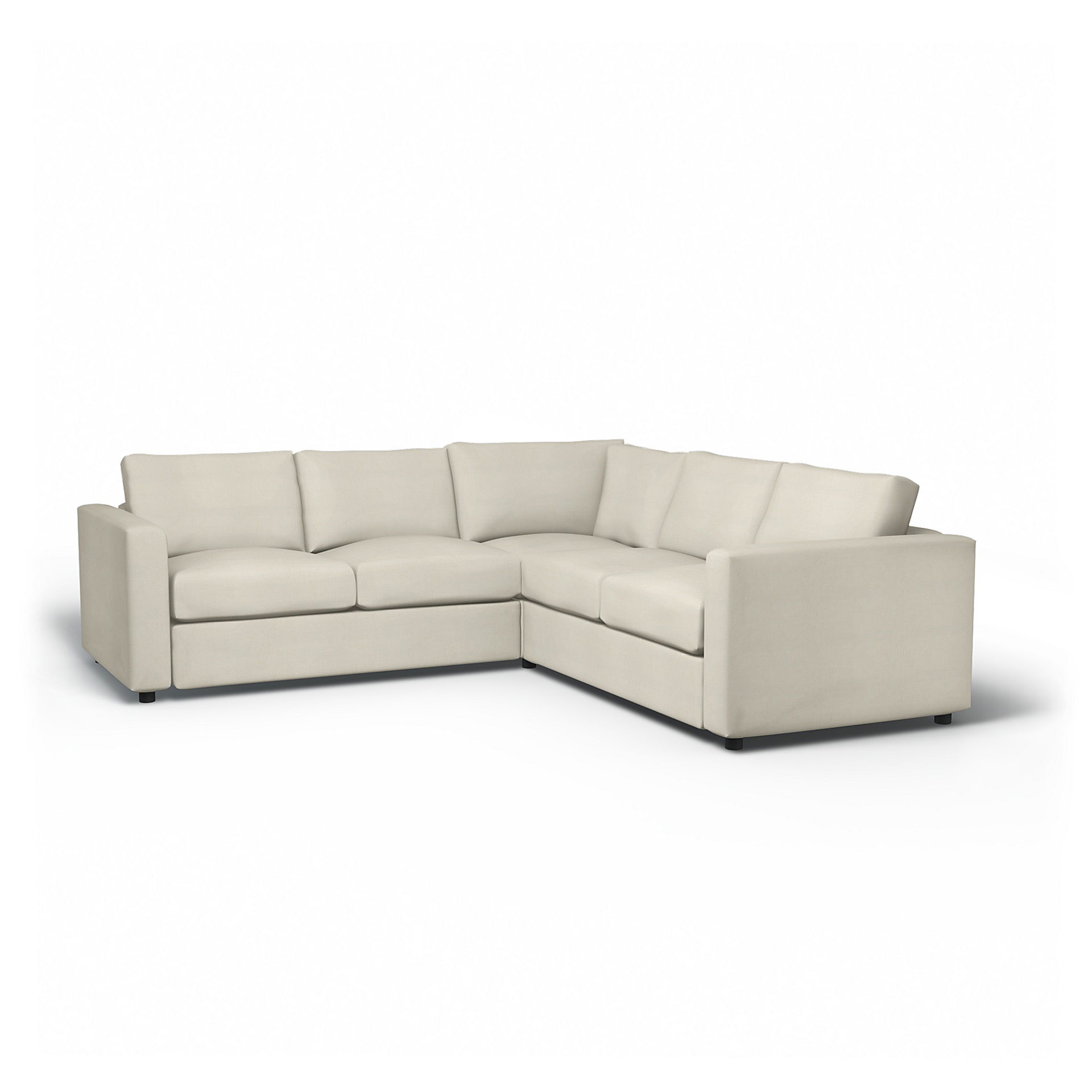 IKEA - Vimle Corner Sofa Cover (2+2), Unbleached, Linen - Bemz