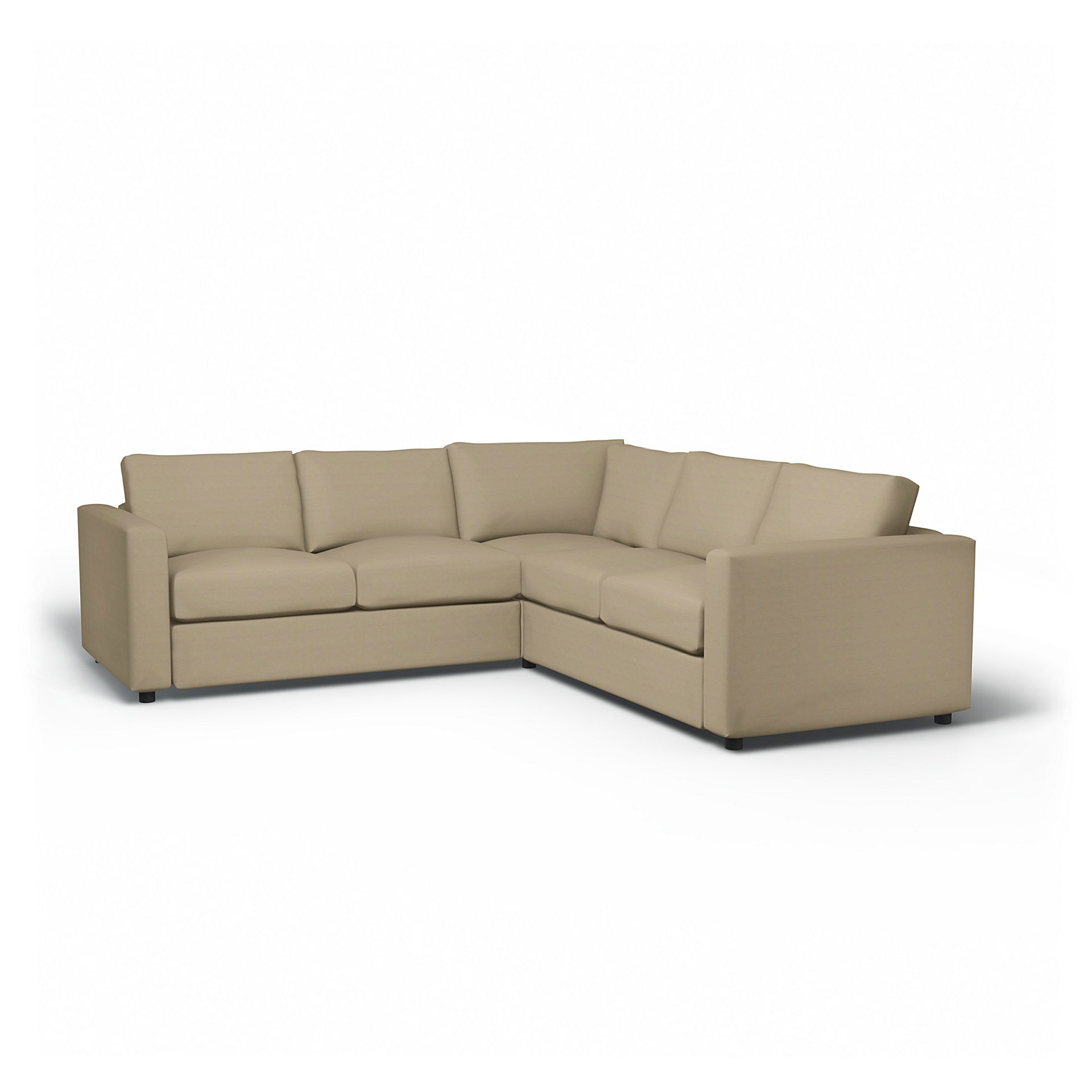 IKEA - Vimle Corner Sofa Cover (2+2), Tan, Linen - Bemz