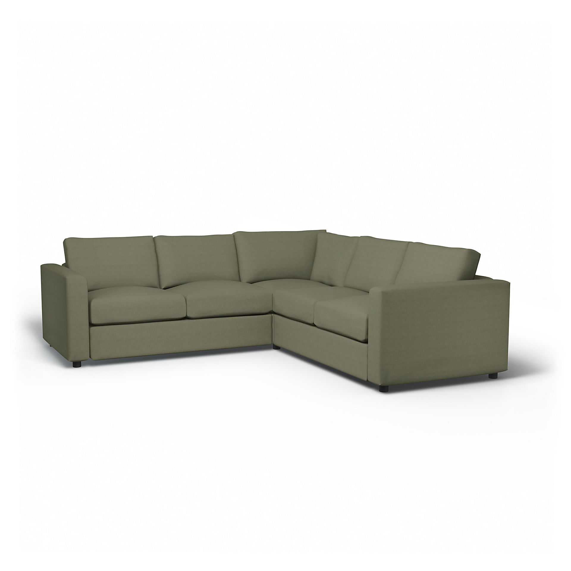IKEA - Vimle Corner Sofa Cover (2+2), Sage, Linen - Bemz