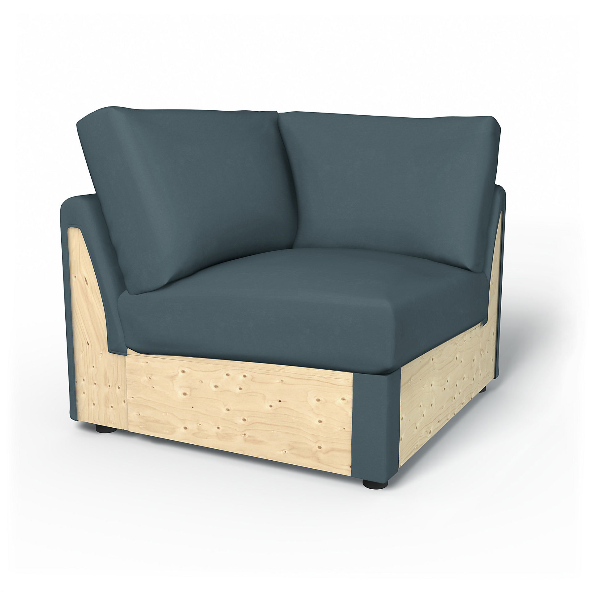 IKEA - Vimle Corner Section Cover, Duck Egg, Velvet - Bemz