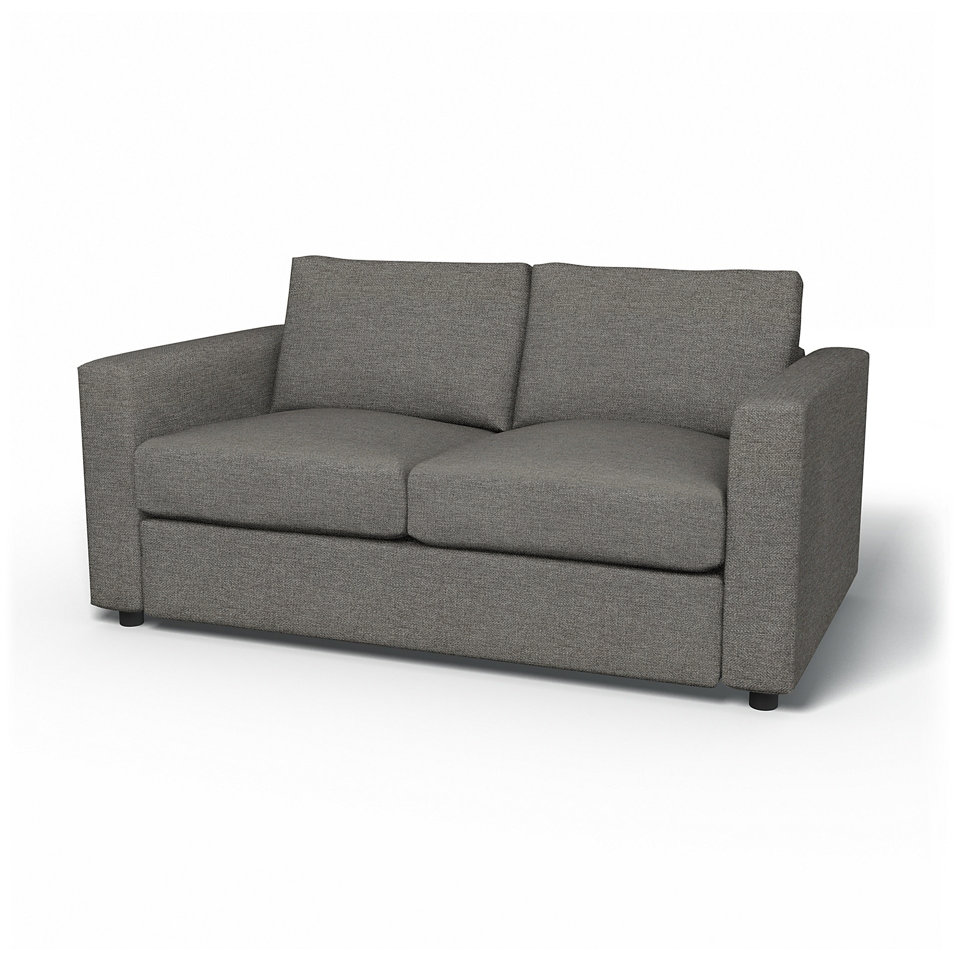 IKEA - Vimle 2 Seater Sofa Cover, Taupe, Boucle & Texture - Bemz