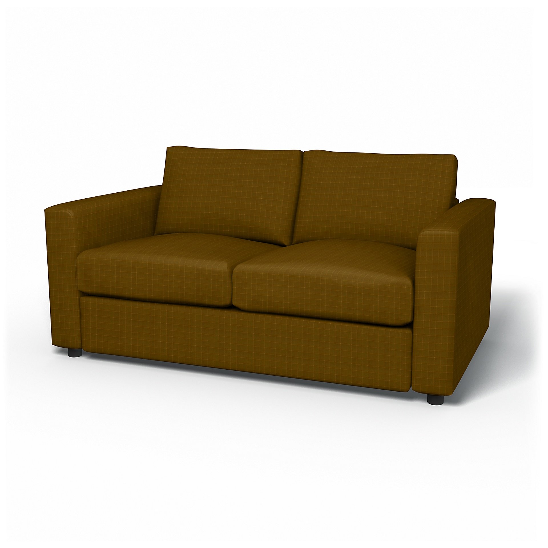 IKEA - Vimle 2 Seater Sofa Cover, Turmeric, Velvet - Bemz