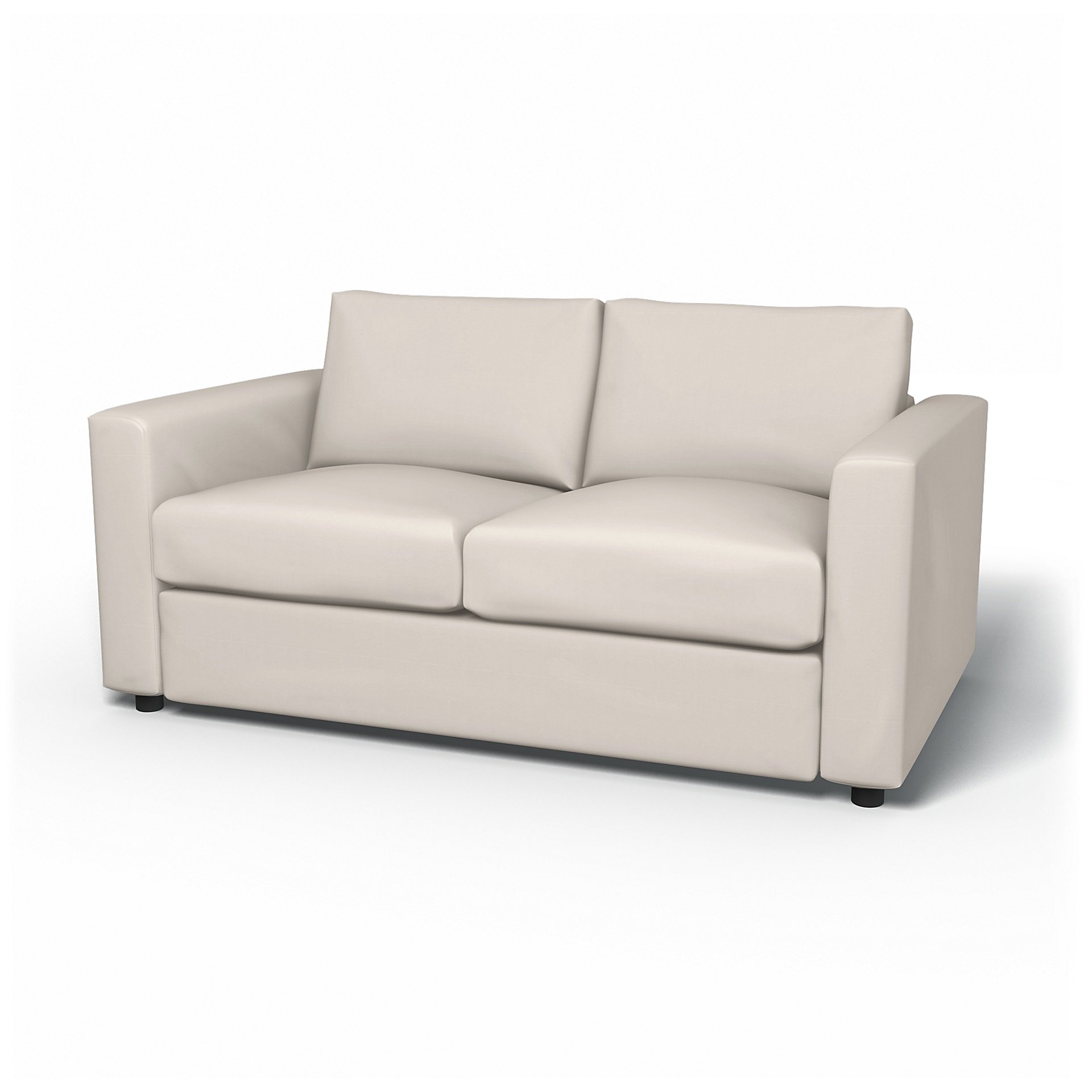 IKEA - Vimle 2 Seater Sofa Cover, Soft White, Cotton - Bemz