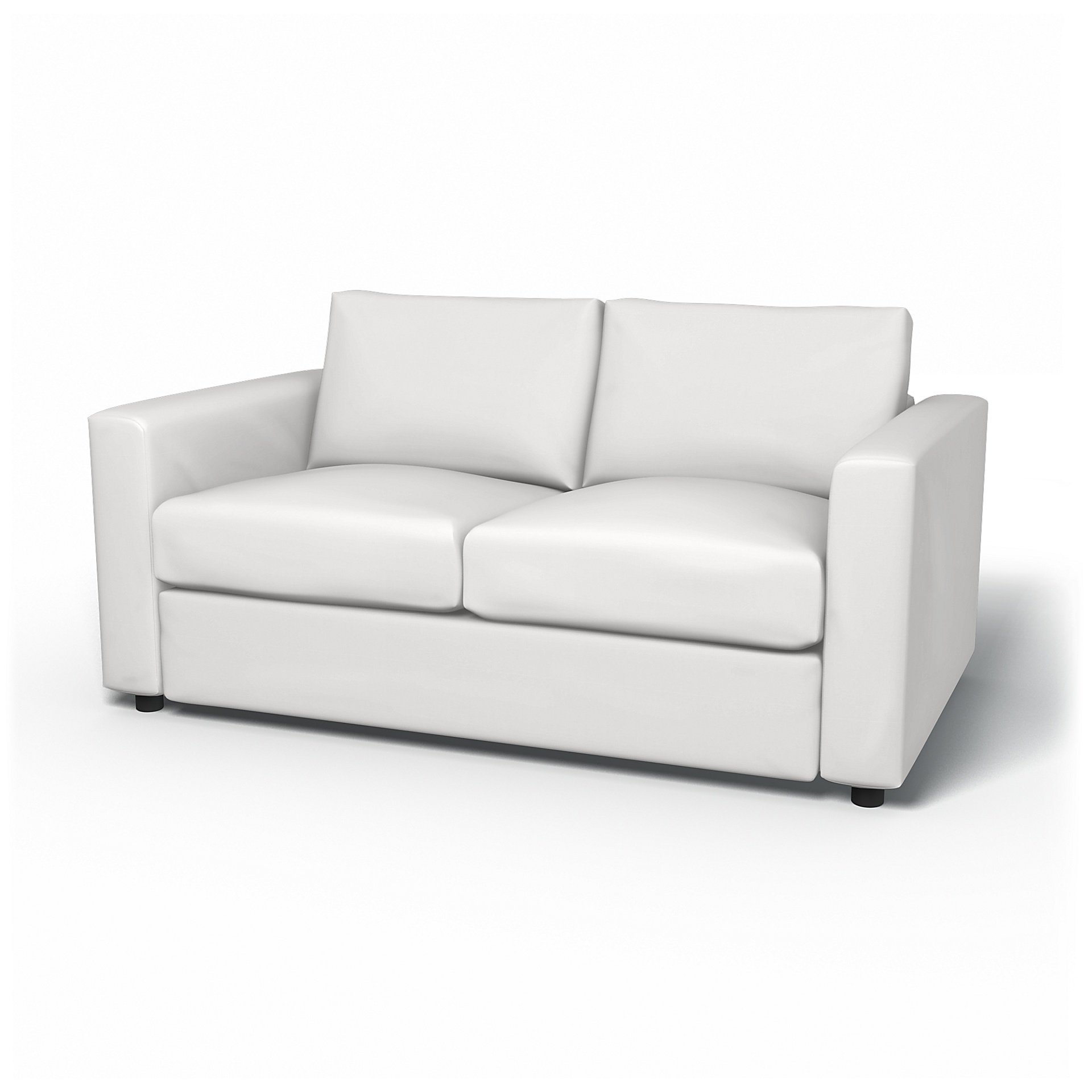 IKEA - Vimle 2 Seater Sofa Cover, Absolute White, Cotton - Bemz