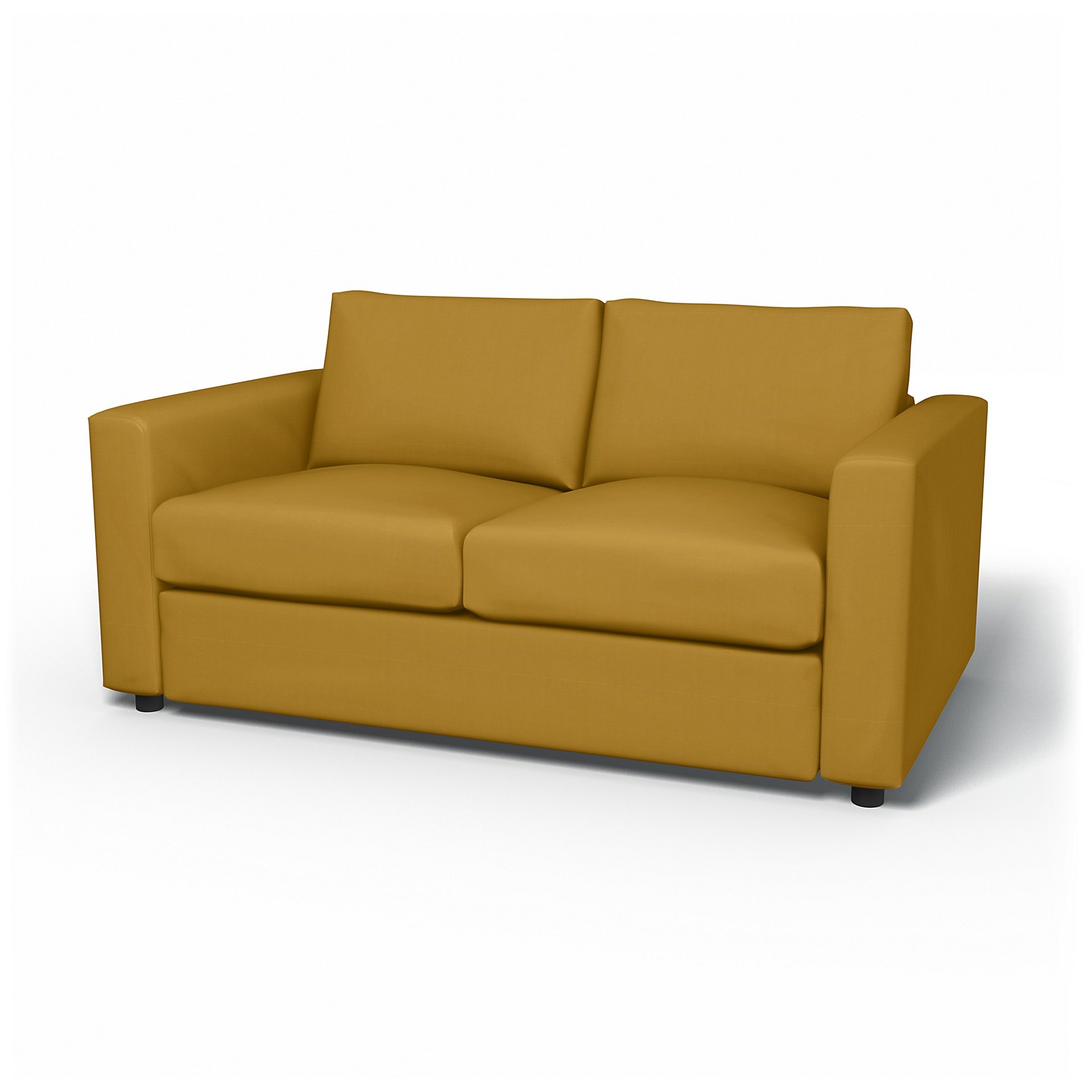 IKEA - Vimle 2 Seater Sofa Cover, Honey Mustard, Cotton - Bemz