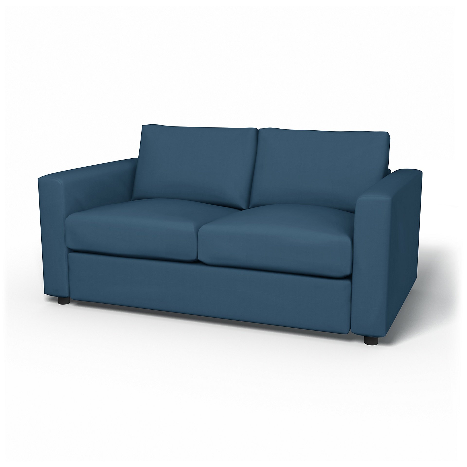 IKEA - Vimle 2 Seater Sofa Cover, Real Teal, Cotton - Bemz