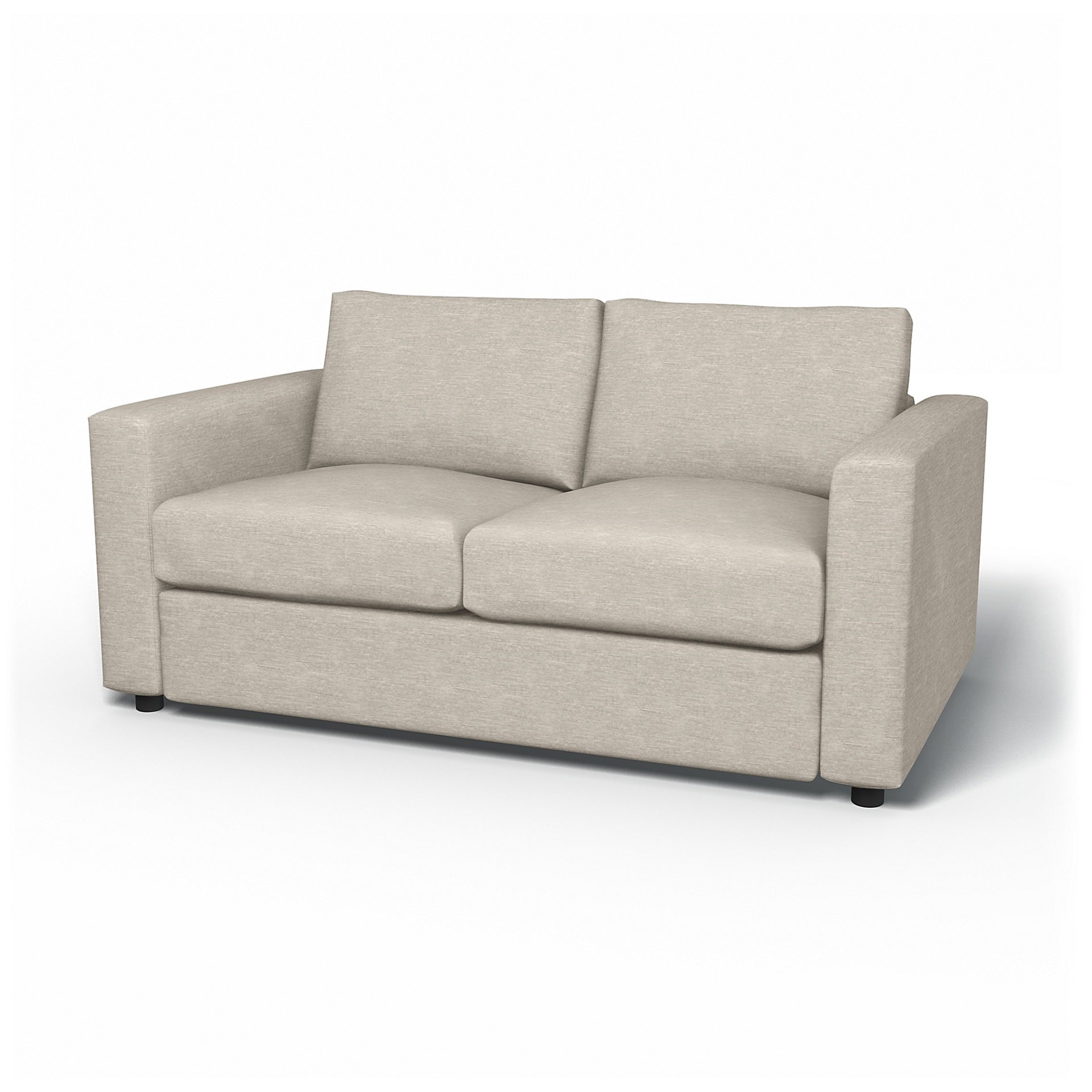 IKEA - Vimle 2 Seater Sofa Cover, Natural White, Velvet - Bemz