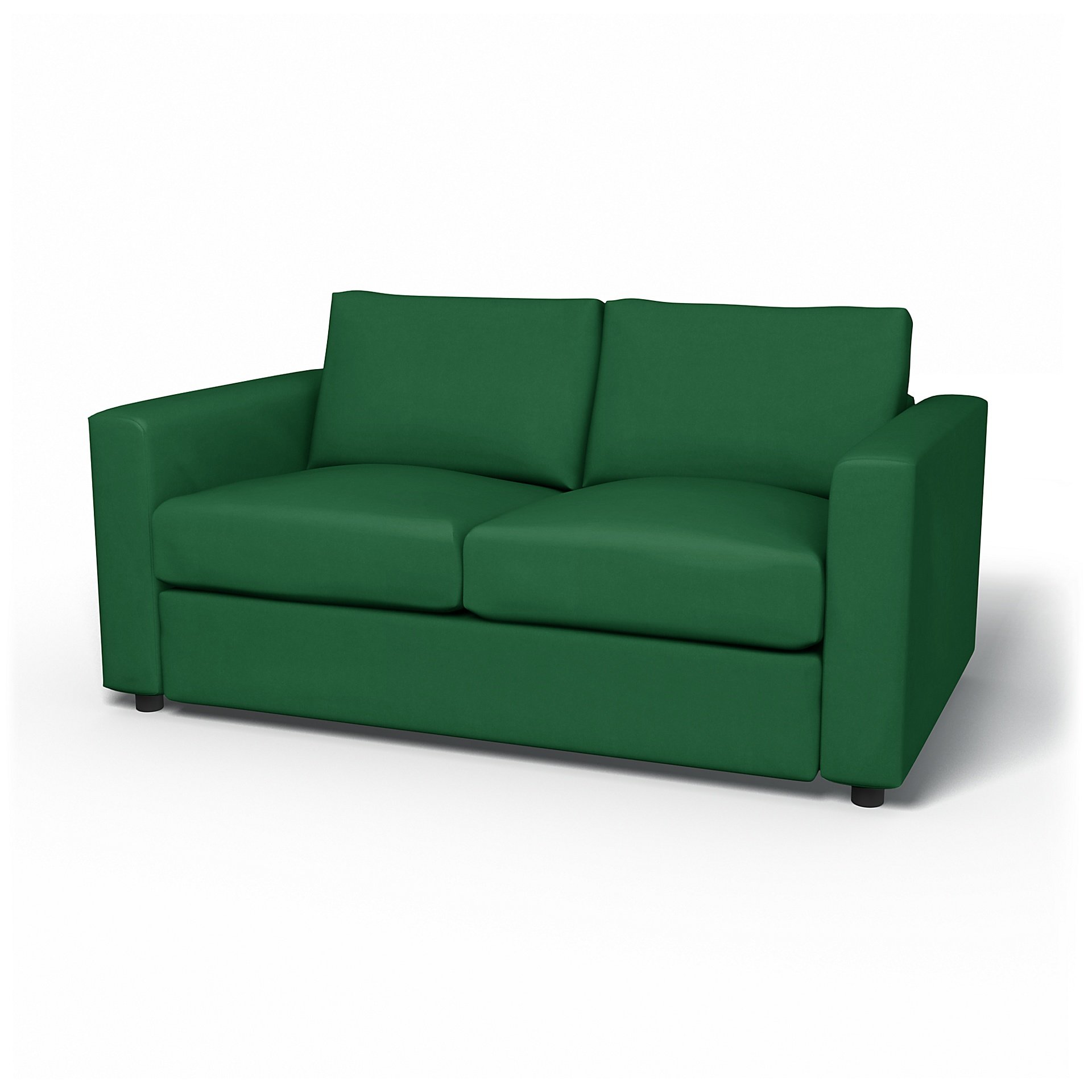 IKEA - Vimle 2 Seater Sofa Cover, Abundant Green, Velvet - Bemz