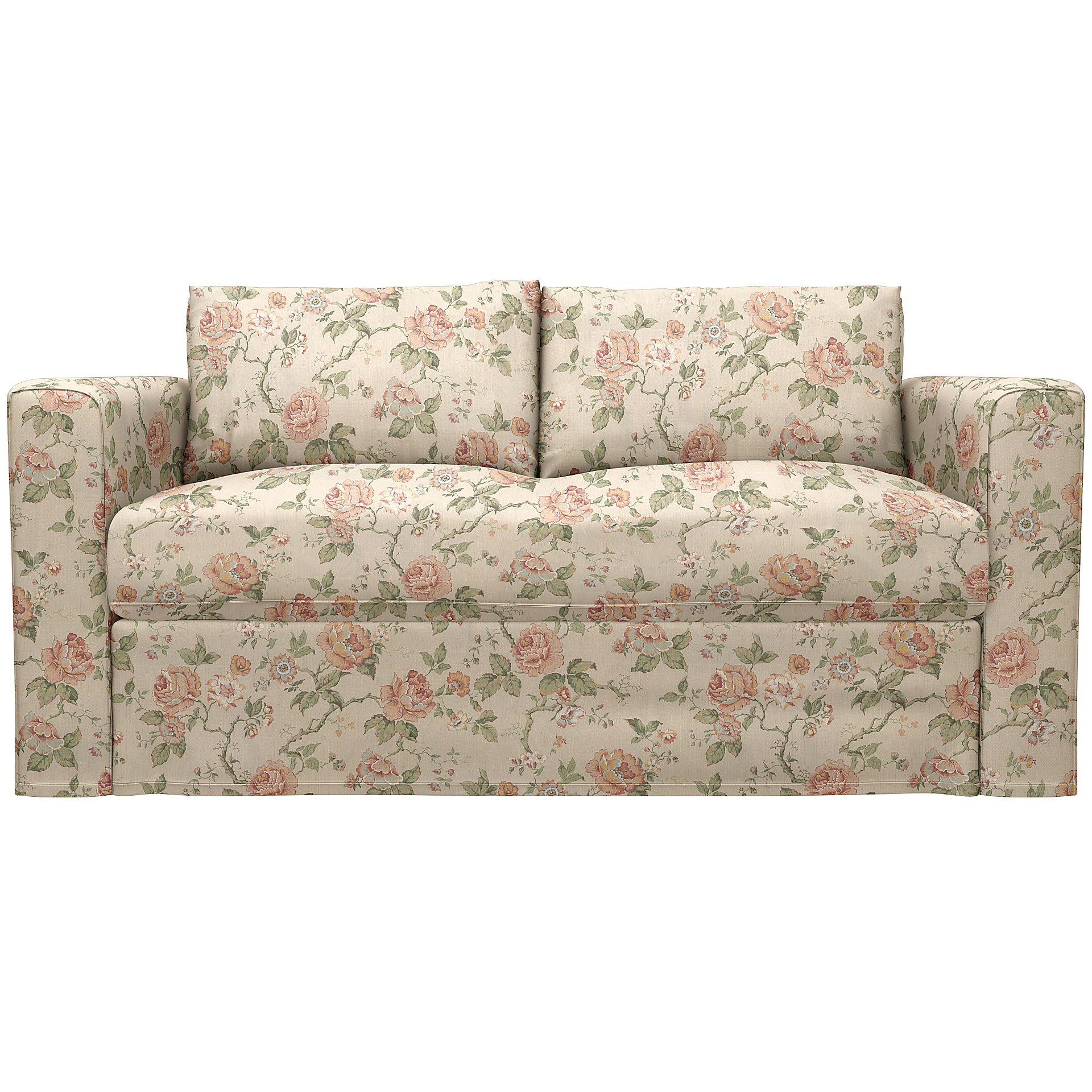 IKEA - Vimle 2 seater cover, Rosenträd Light, BEMZ x BORÅSTAPETER COLLECTION - Bemz