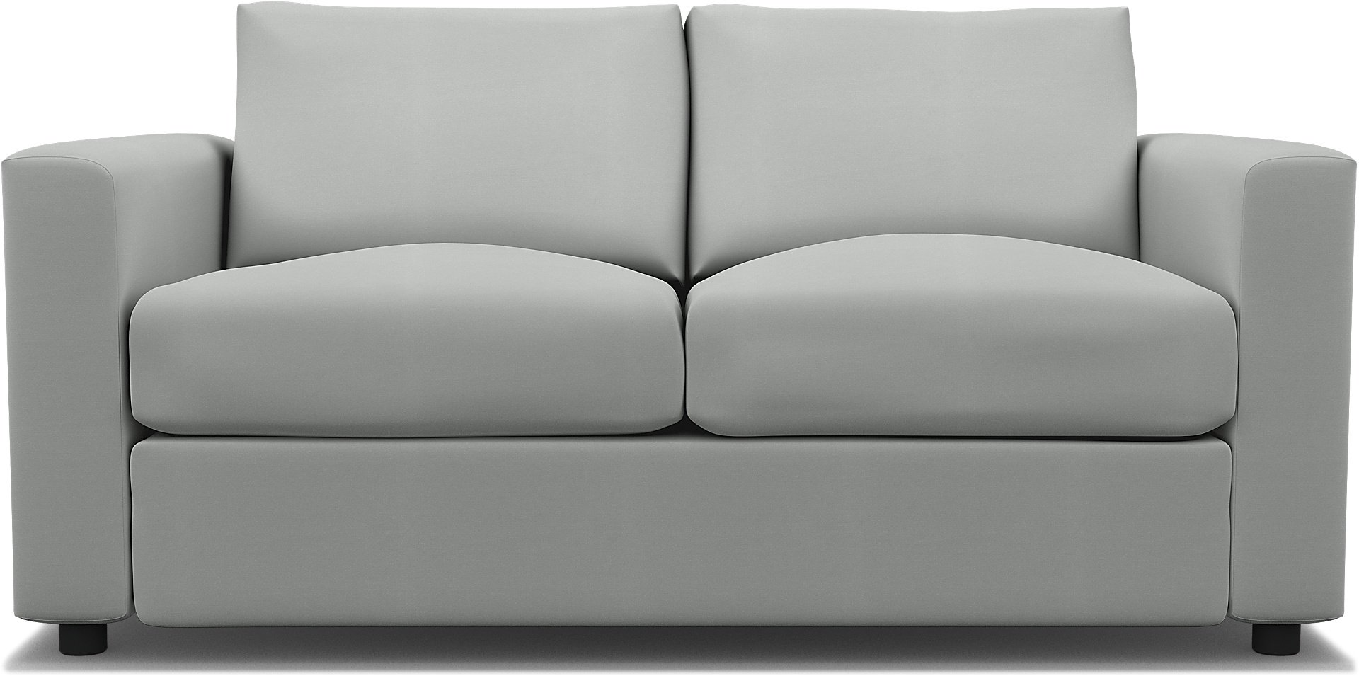 IKEA - Vimle 2 Seater Sofa Bed Cover, Silver Grey, Cotton - Bemz