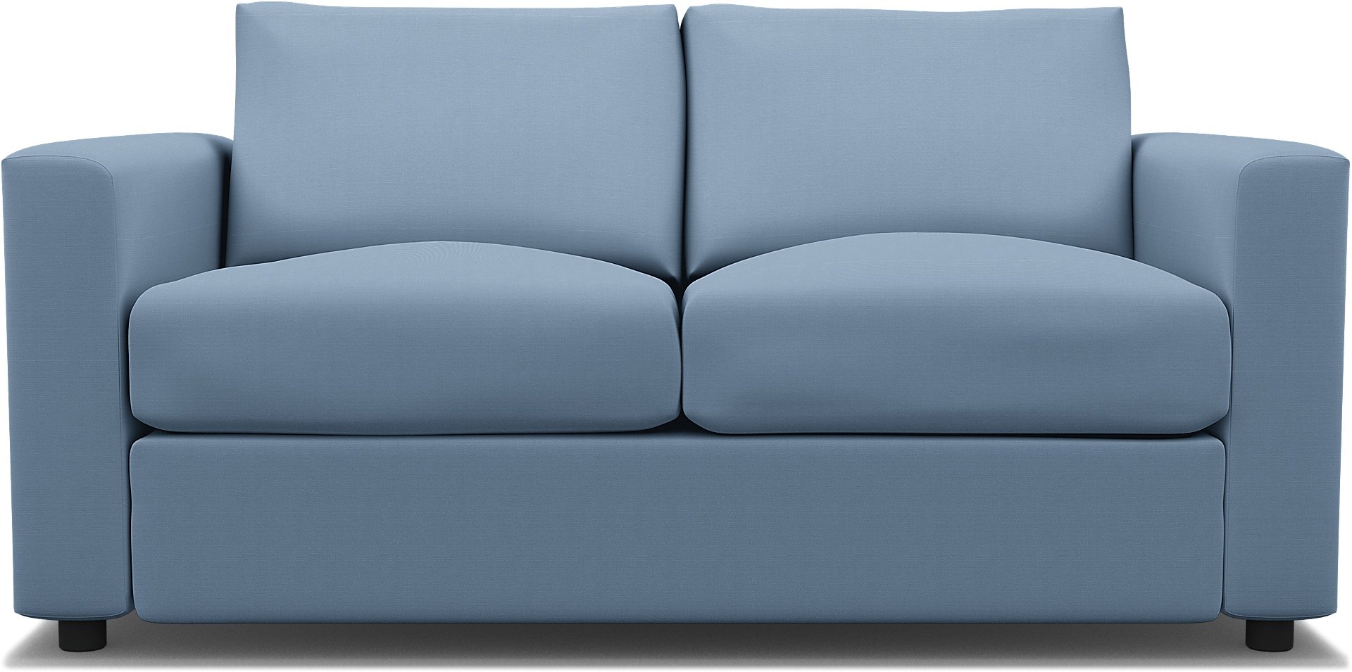 IKEA - Vimle 2 Seater Sofa Bed Cover, Dusty Blue, Cotton - Bemz