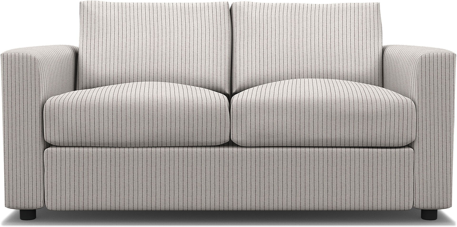 IKEA - Överdrag till Vimle 2-sitsbäddsoffa, Silver Grey, Bomull - Bemz
