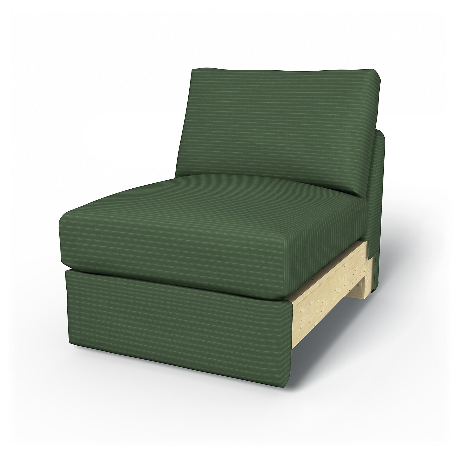 IKEA - Vimle 1 Seat Section Cover, Palm Green, Corduroy - Bemz