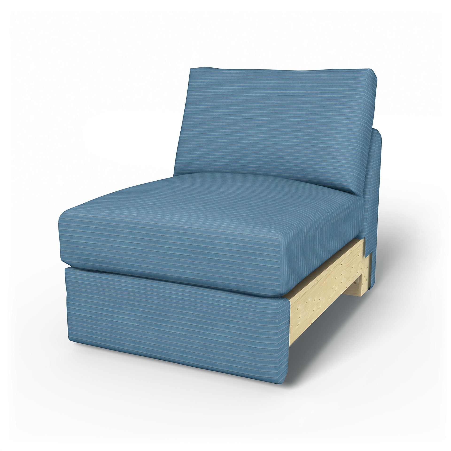 IKEA - Vimle 1 Seat Section Cover, Sky Blue, Corduroy - Bemz