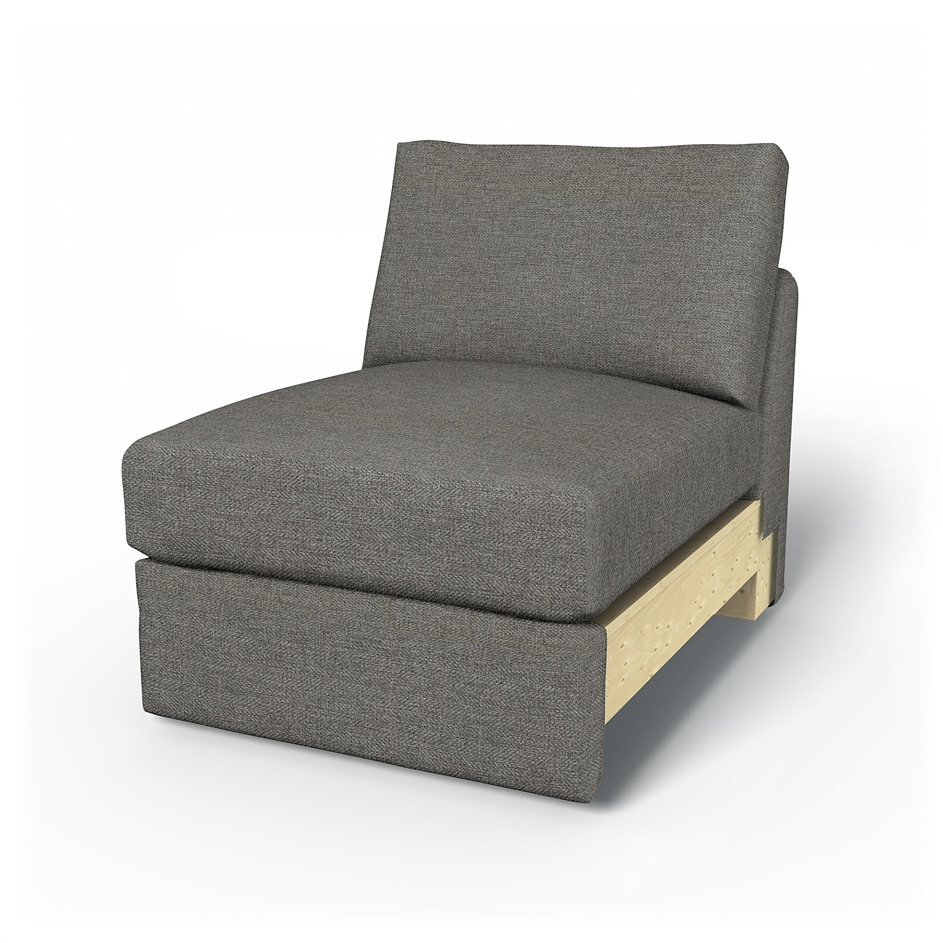 IKEA - Vimle 1 Seat Section Cover, Taupe, Boucle & Texture - Bemz