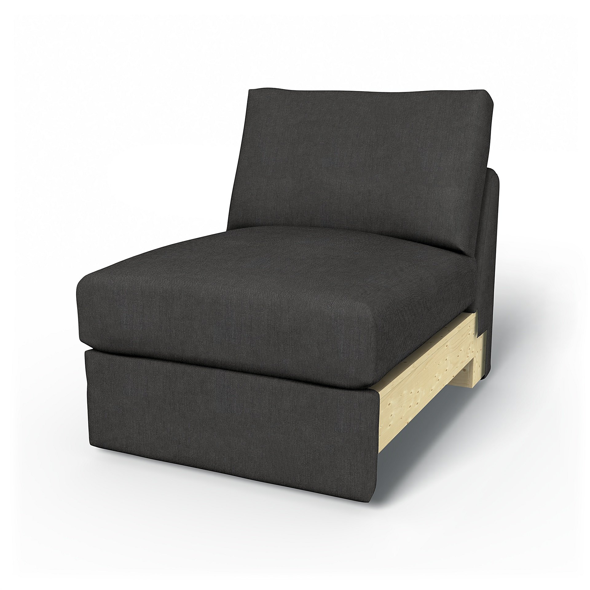 IKEA - Vimle 1 Seat Section Cover, Espresso, Linen - Bemz