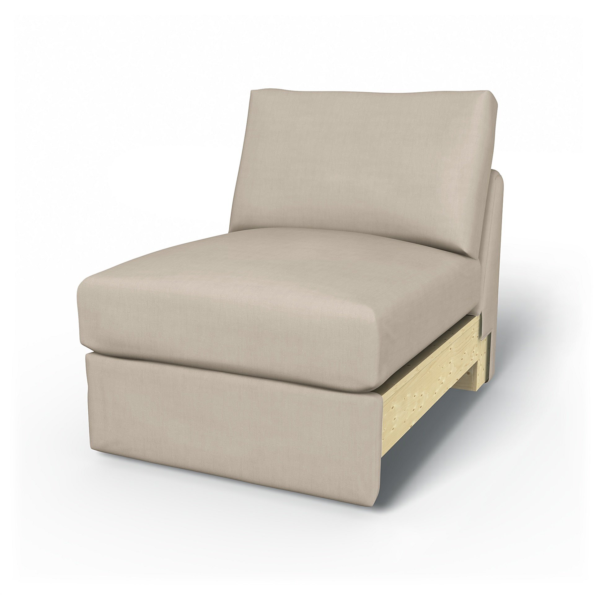 IKEA - Vimle 1 Seat Section Cover, Parchment, Linen - Bemz