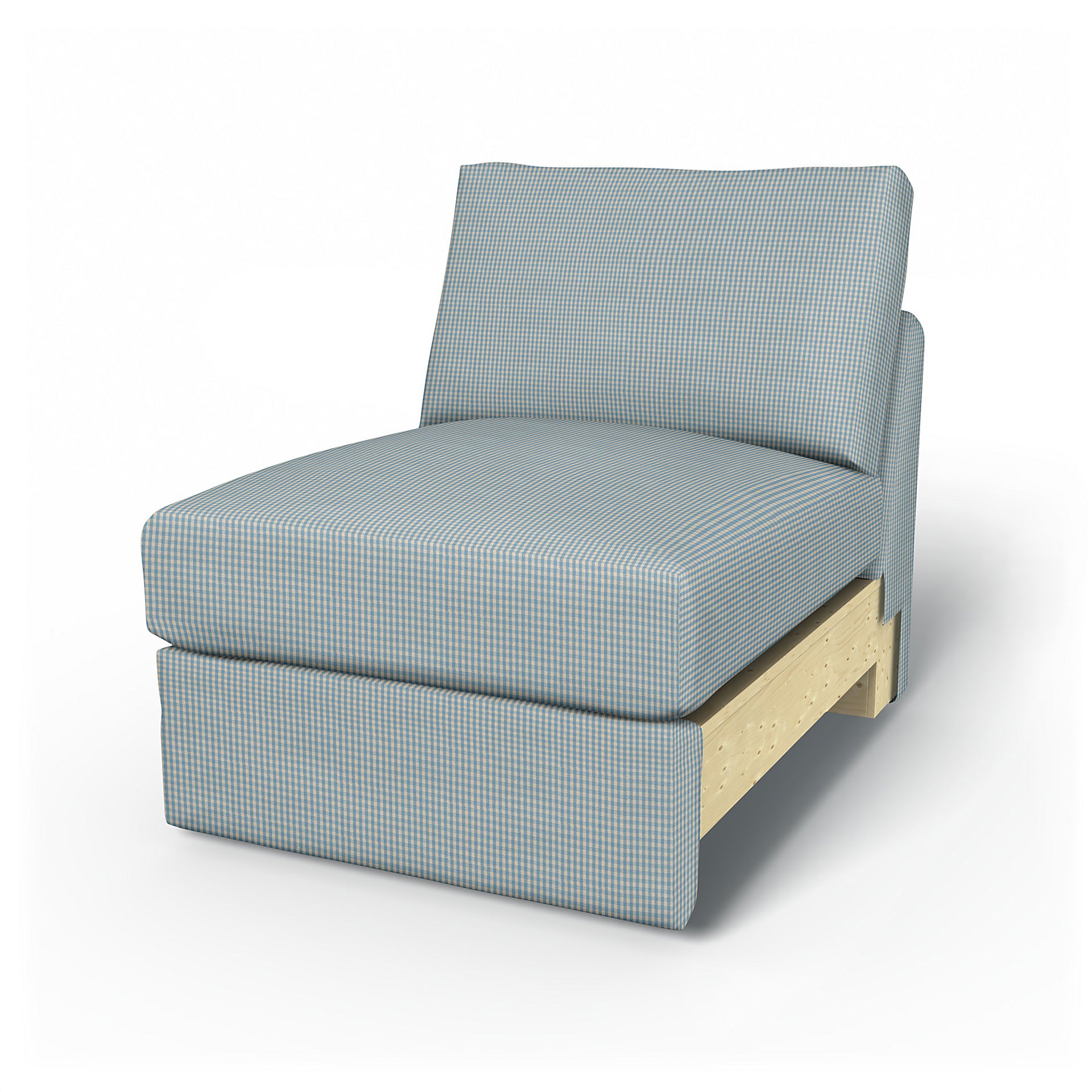 IKEA - Vimle 1 Seat Section Cover, Sky Blue, Cotton - Bemz