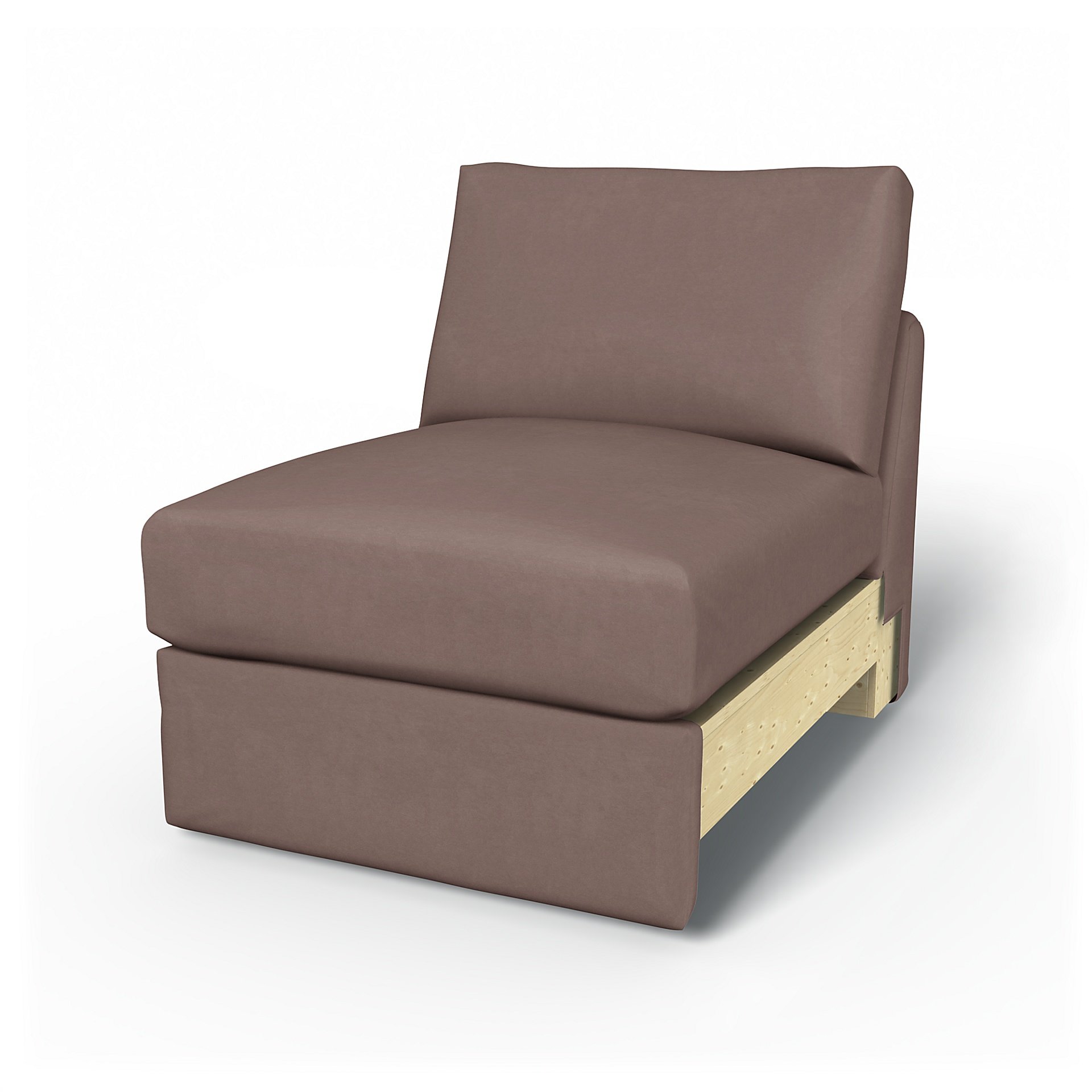 IKEA - Vimle 1 Seat Section Cover, Lavender, Velvet - Bemz