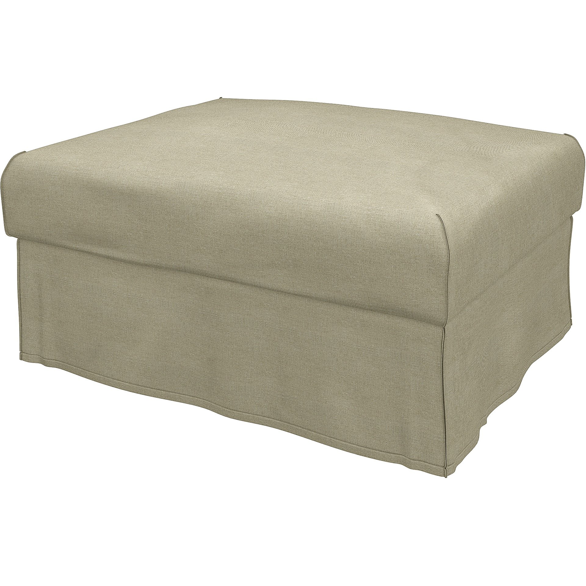 IKEA - Vimle footstool cover, Pebble, Linen - Bemz