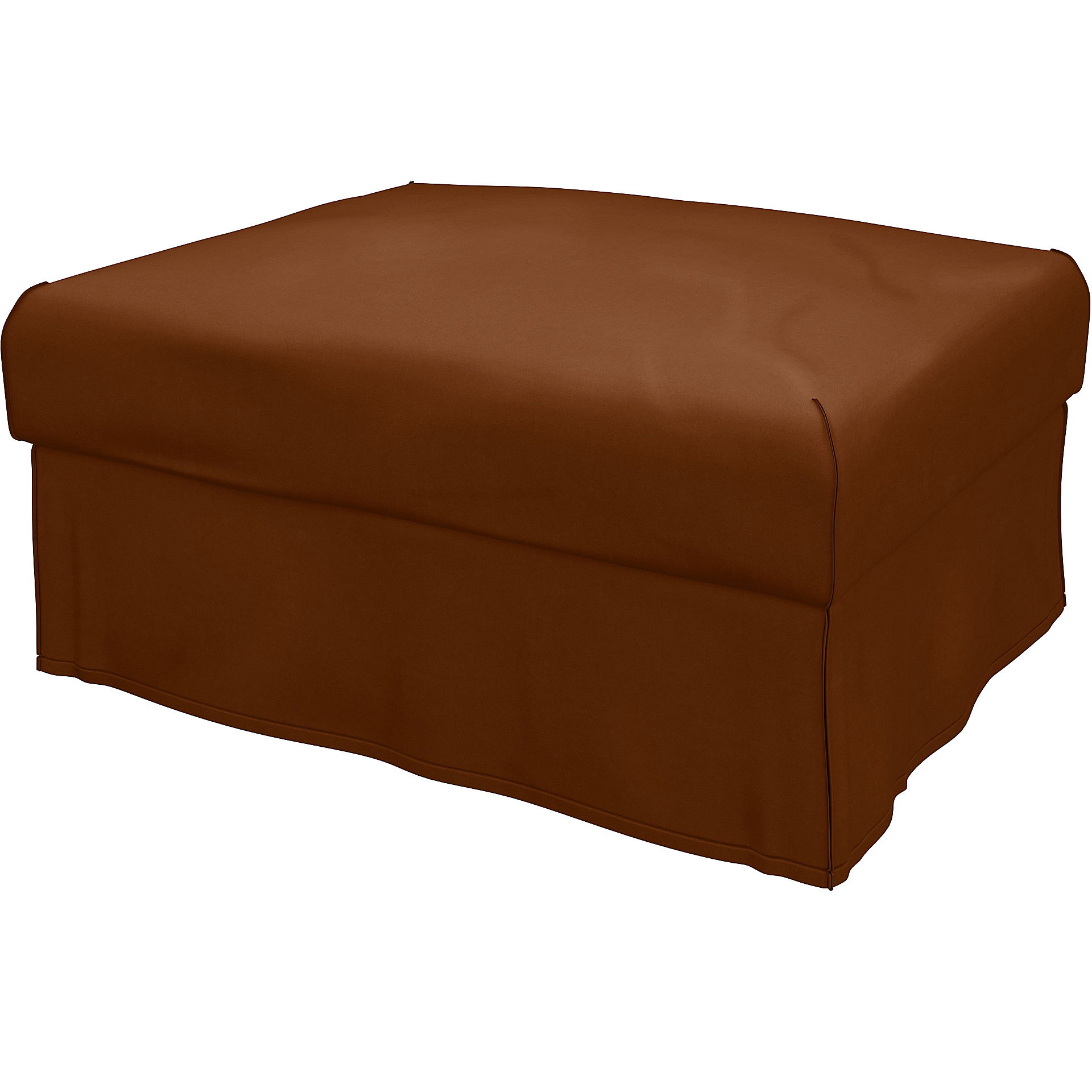 IKEA - Vimle footstool cover, Cinnamon, Velvet - Bemz