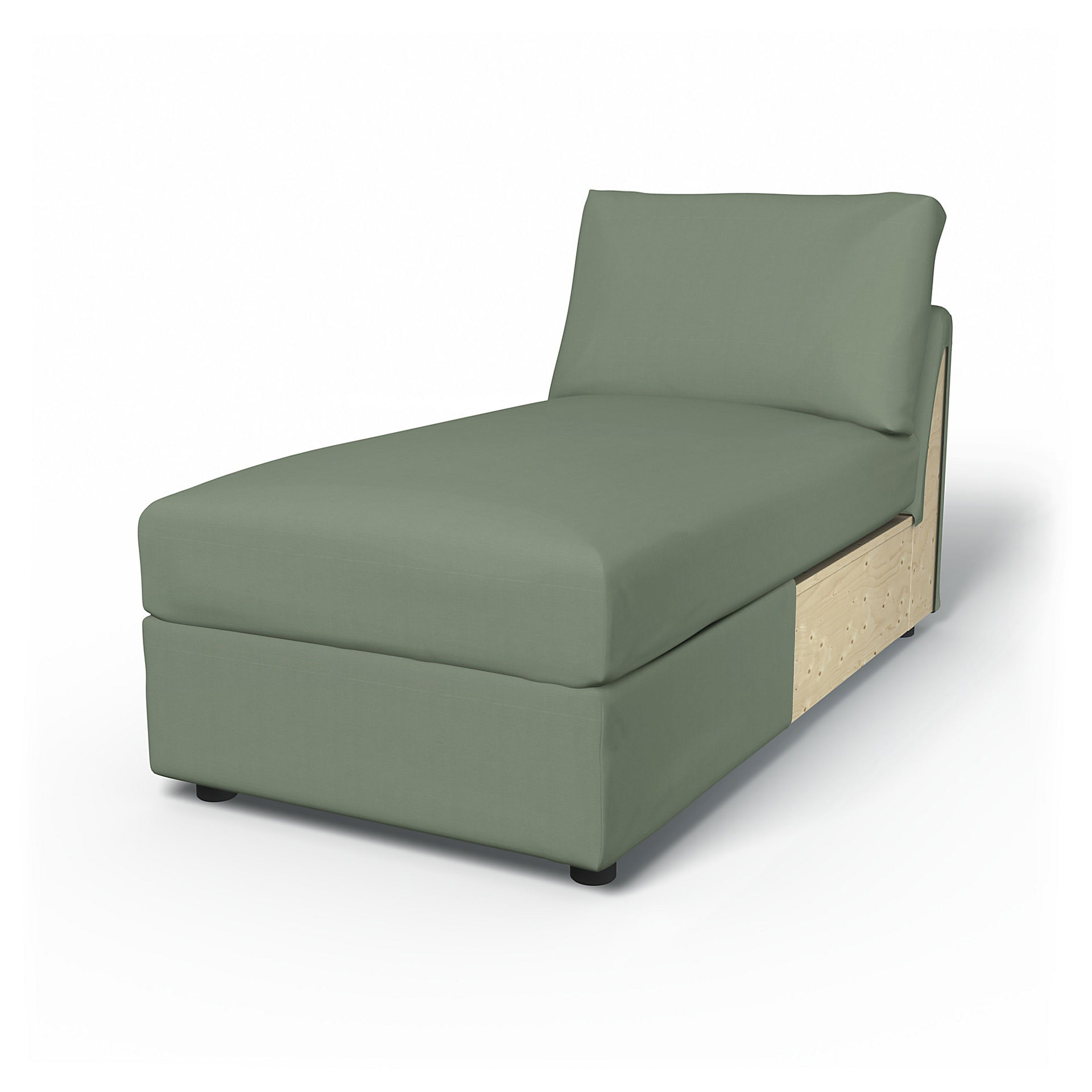IKEA - Vimle Chaise Longue Cover, Seagrass, Cotton - Bemz