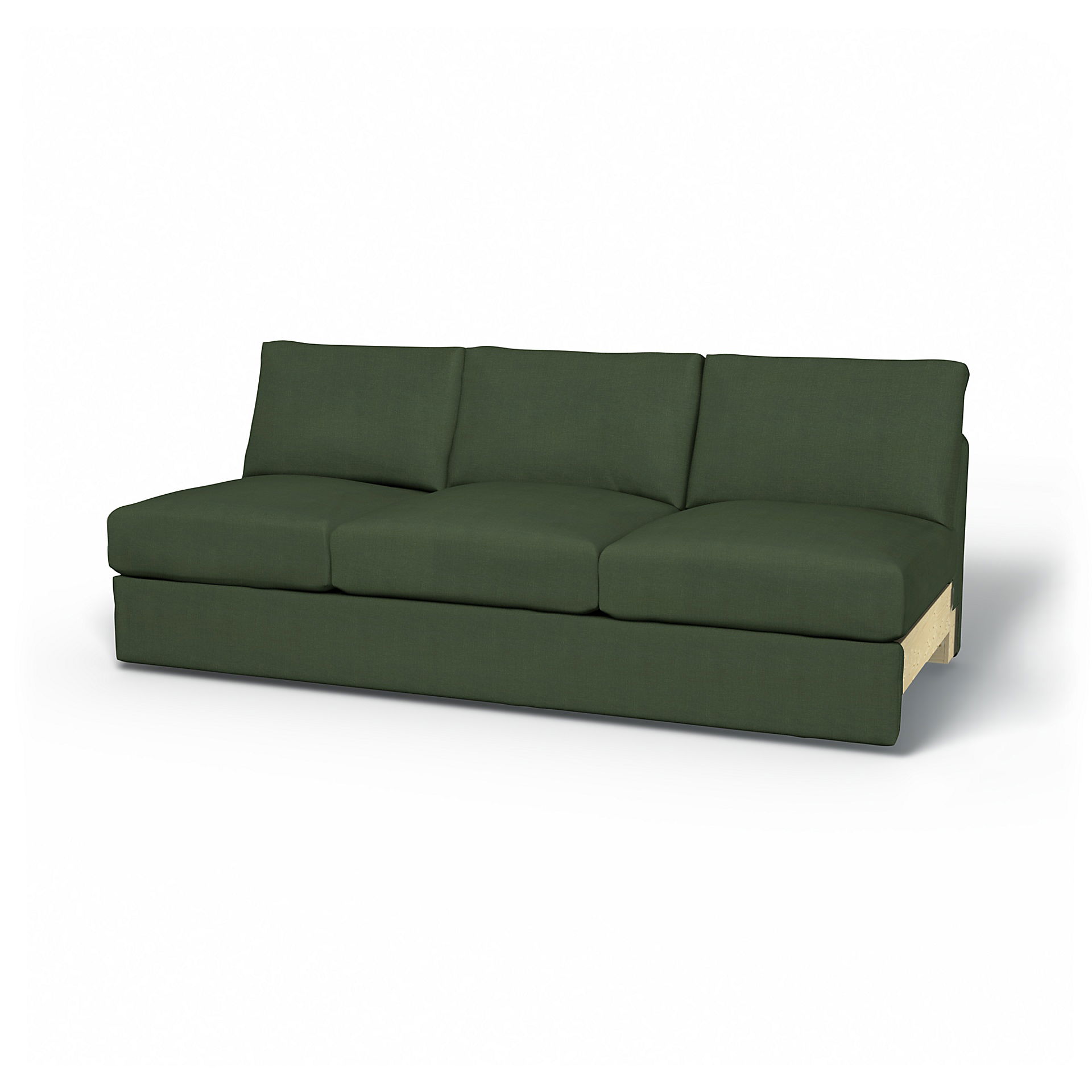 IKEA - Vimle 3 Seat Section Cover, Moss, Linen - Bemz