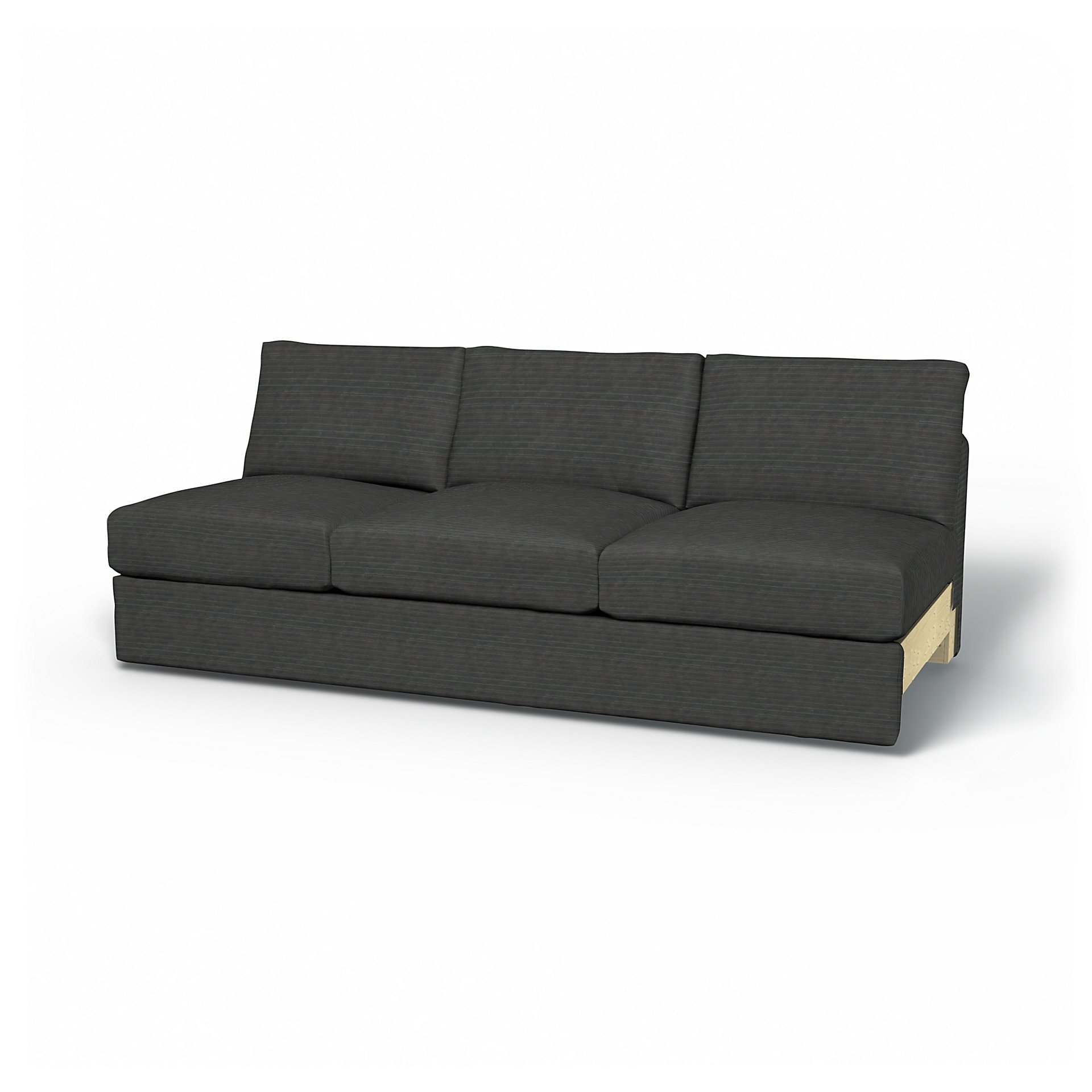 IKEA - Vimle 3 Seat Section Cover, Licorice, Corduroy - Bemz