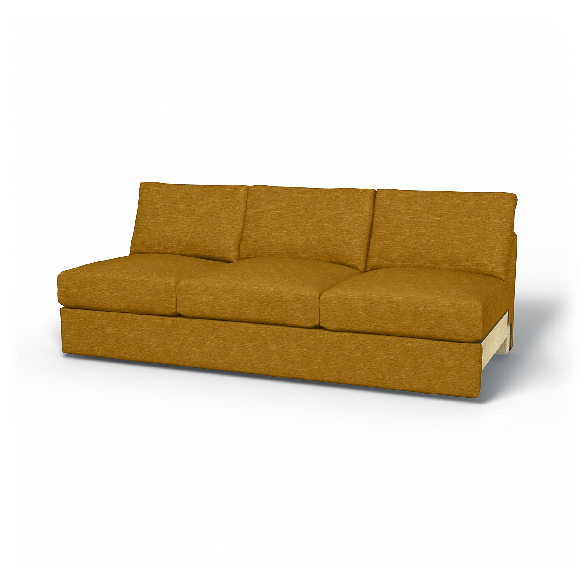 IKEA - Vimle 3 Seat Section Cover, Tumeric, Velvet - Bemz
