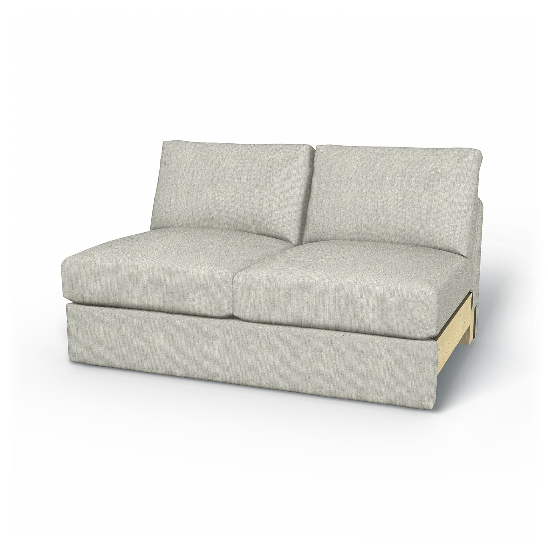 Gunnared Gris Medio Nuevo Ikea vimle 2-sofá-cama De Asiento Sección Cover Set 