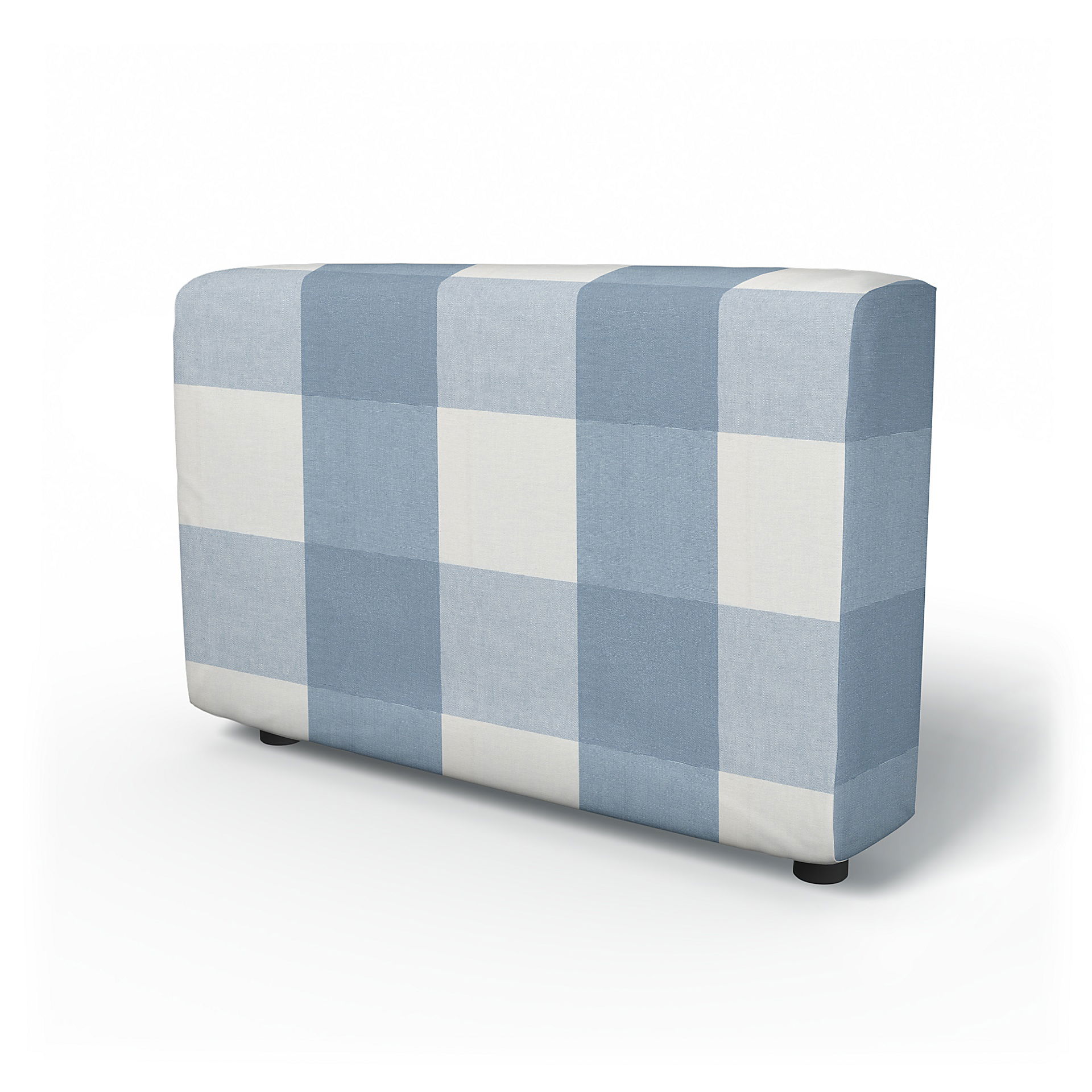 IKEA - Vimle Armrest Cover, Sky Blue, Linen - Bemz