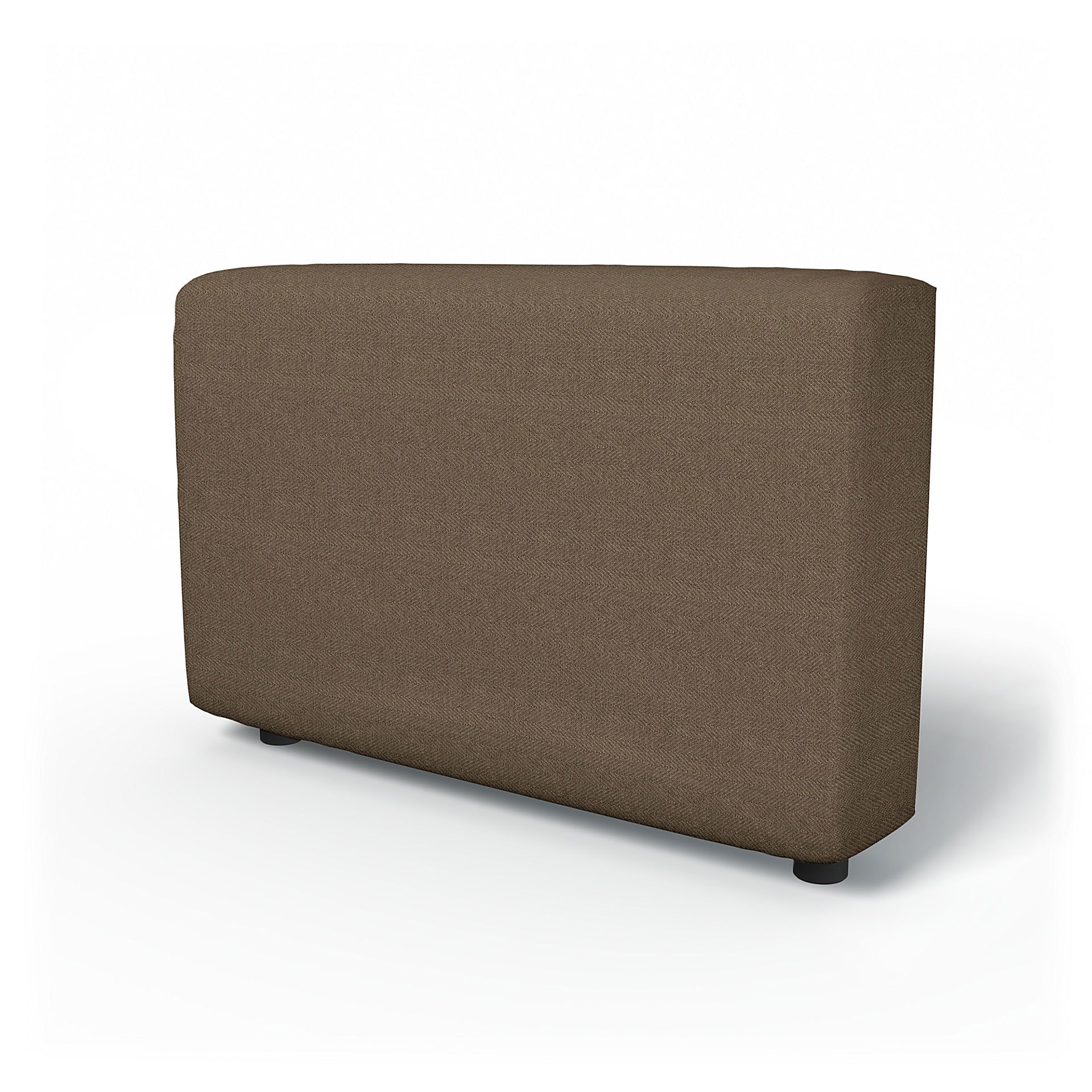 IKEA - Vimle Armrest Cover, Dark Taupe, Bouclé & Texture - Bemz